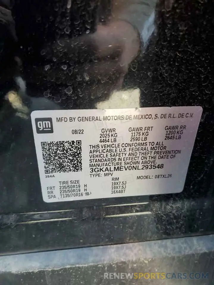 15 Photograph of a damaged car 3GKALMEV0NL293548 GMC TERRAIN 2022