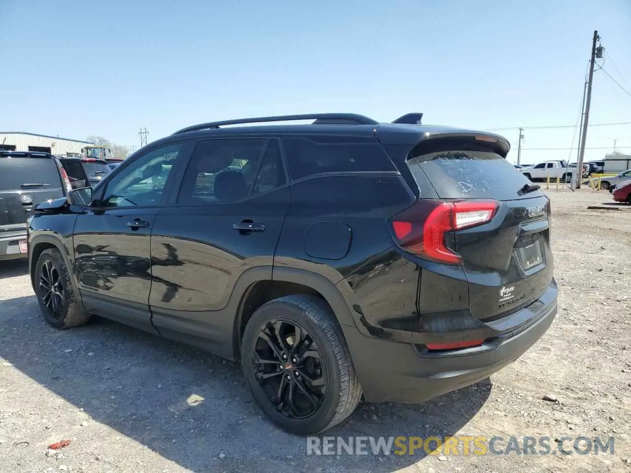 2 Photograph of a damaged car 3GKALMEV0NL293548 GMC TERRAIN 2022