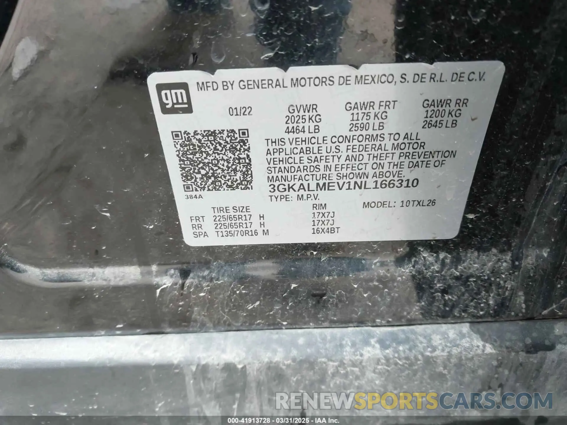 9 Photograph of a damaged car 3GKALMEV1NL166310 GMC TERRAIN 2022