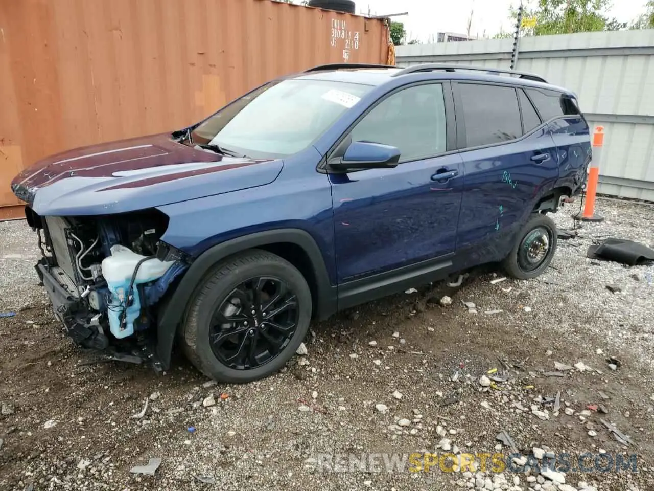 1 Photograph of a damaged car 3GKALMEV1NL203016 GMC TERRAIN 2022