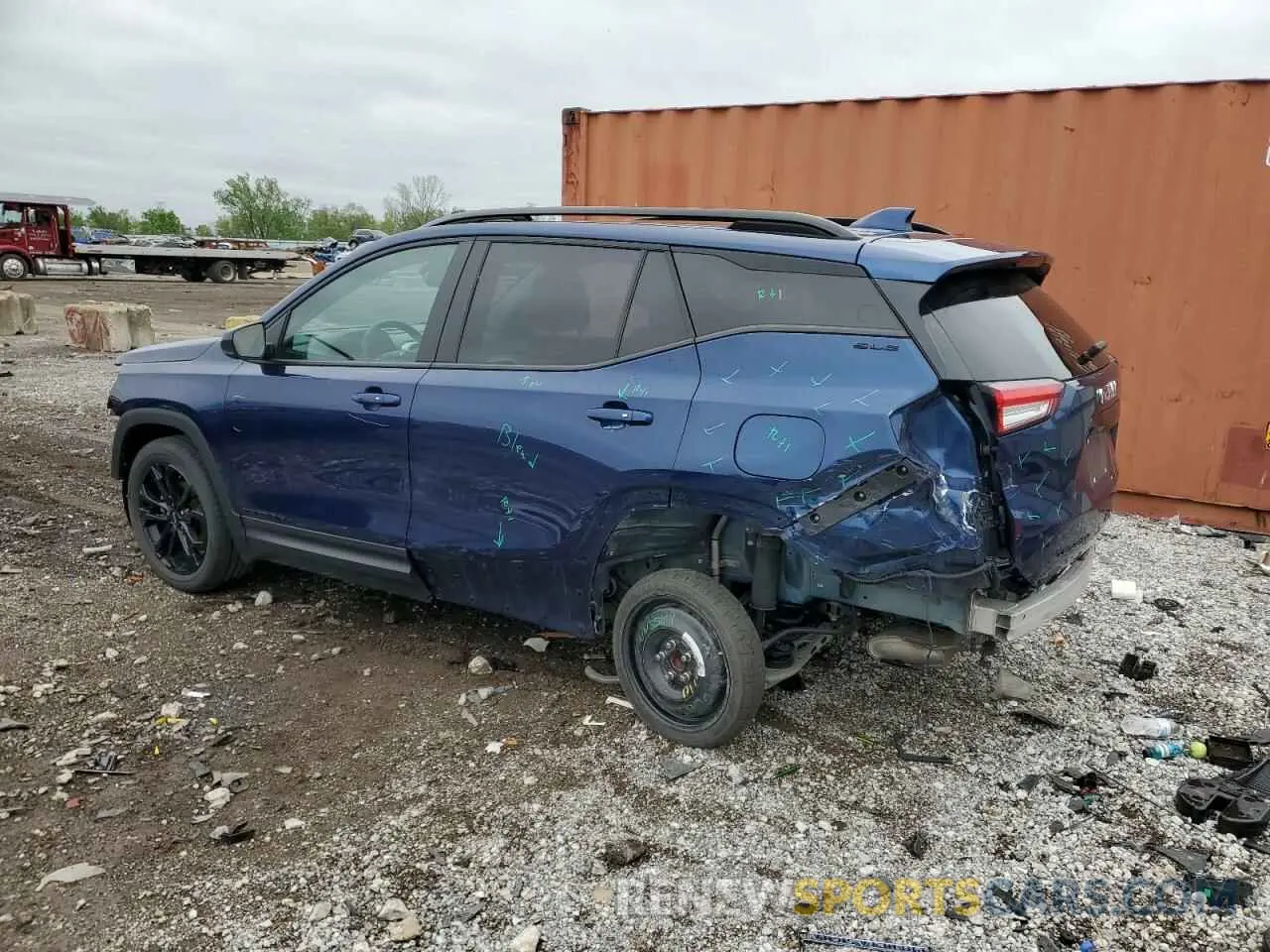 2 Photograph of a damaged car 3GKALMEV1NL203016 GMC TERRAIN 2022