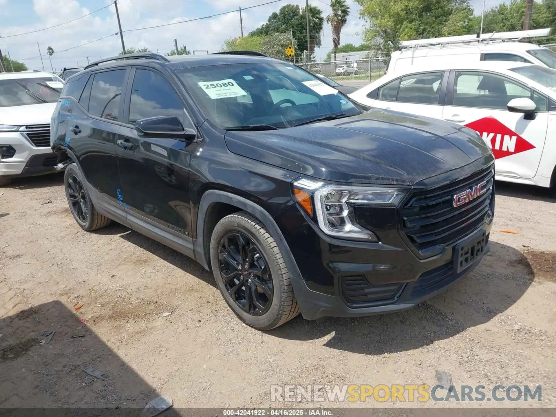 1 Photograph of a damaged car 3GKALMEV2NL204823 GMC TERRAIN 2022