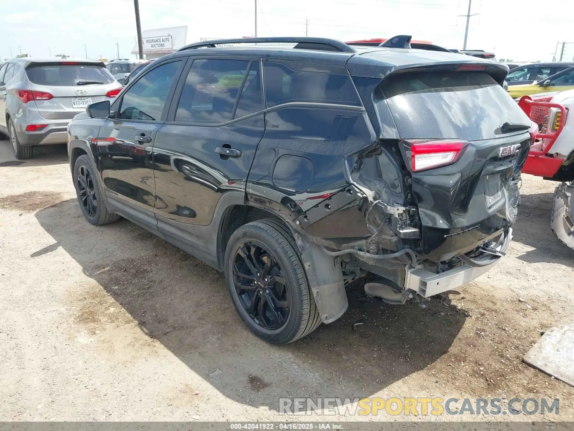 3 Photograph of a damaged car 3GKALMEV2NL204823 GMC TERRAIN 2022