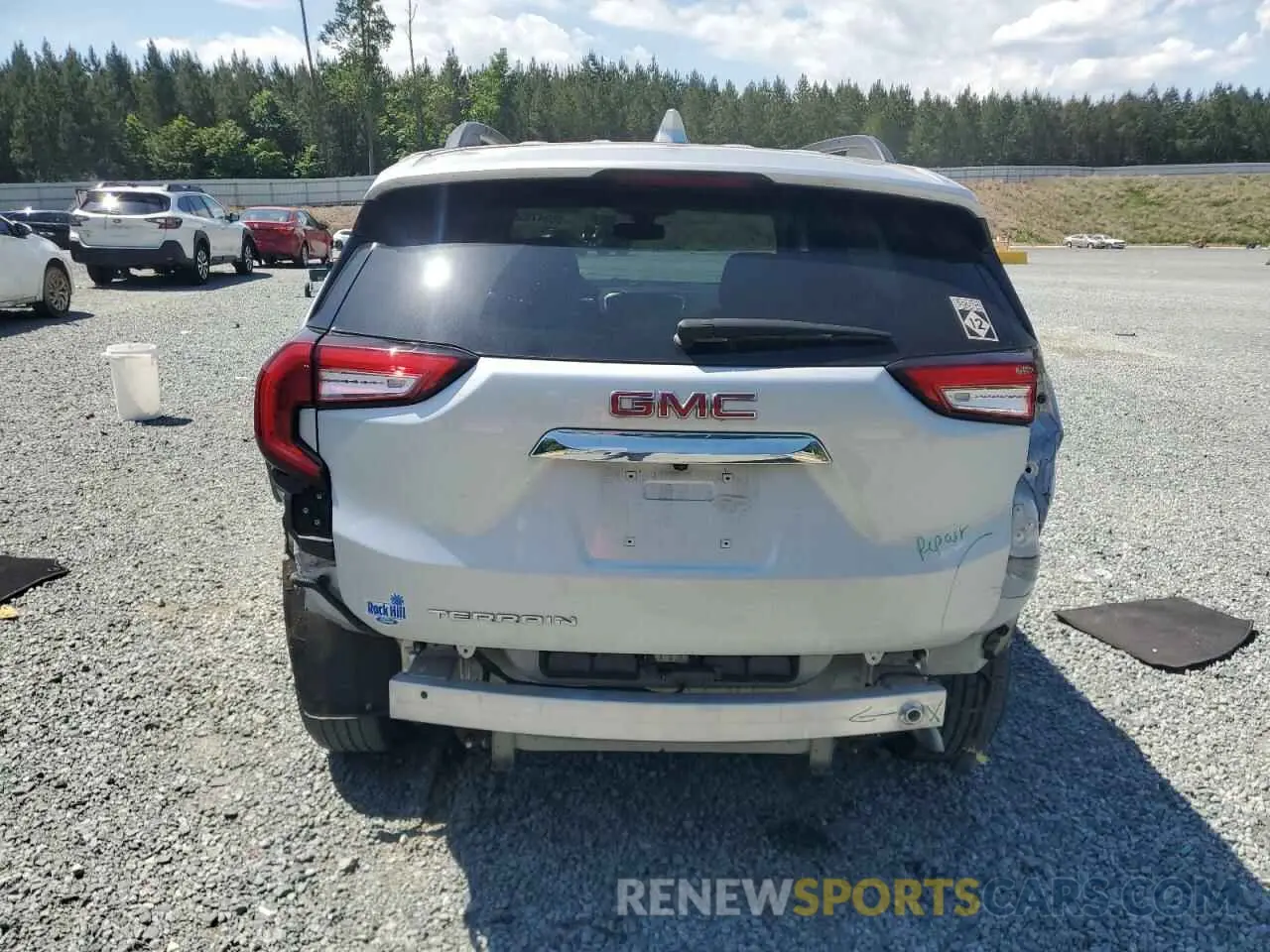 6 Photograph of a damaged car 3GKALMEV2NL209407 GMC TERRAIN 2022