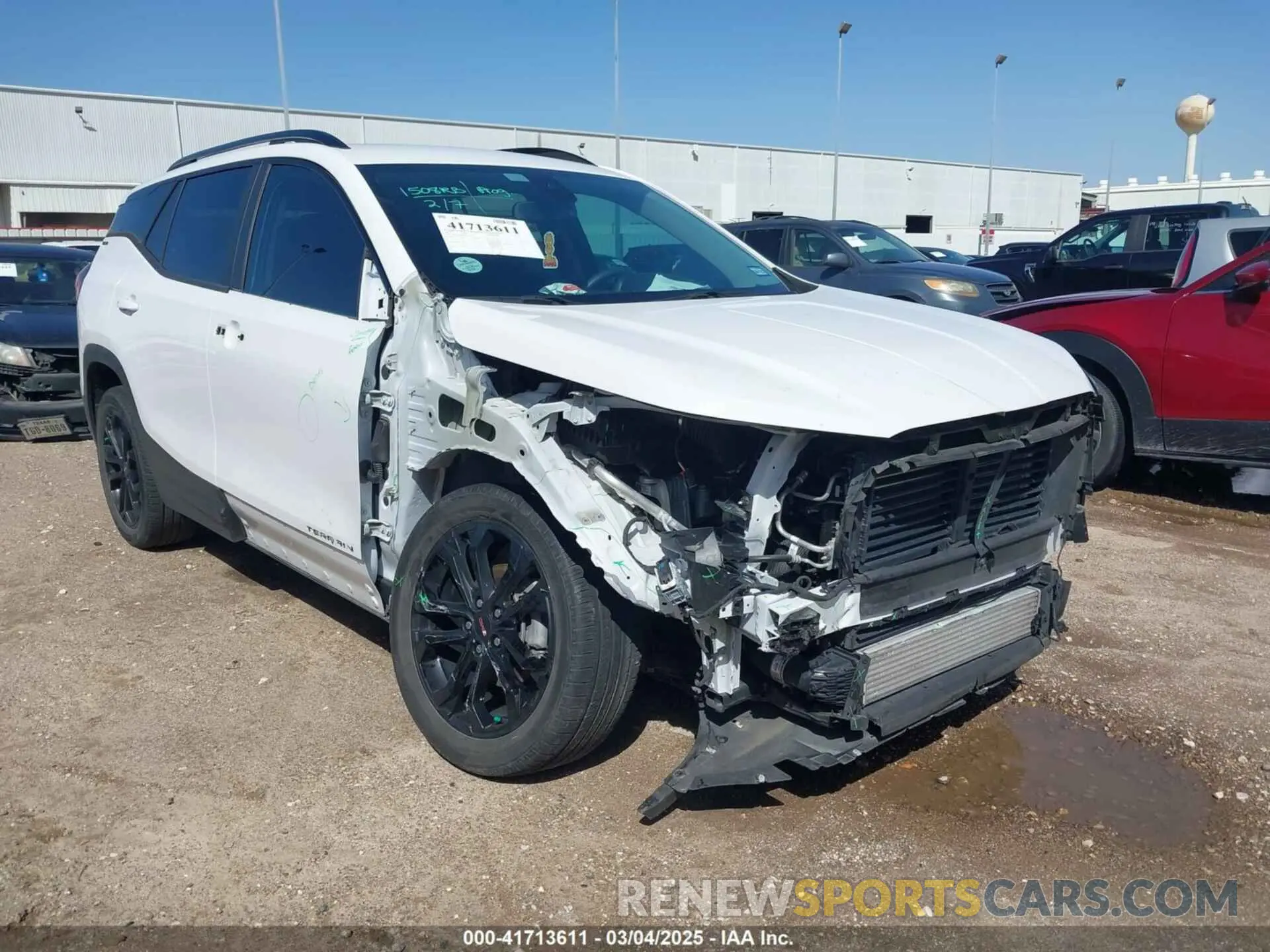 1 Photograph of a damaged car 3GKALMEV2NL273267 GMC TERRAIN 2022