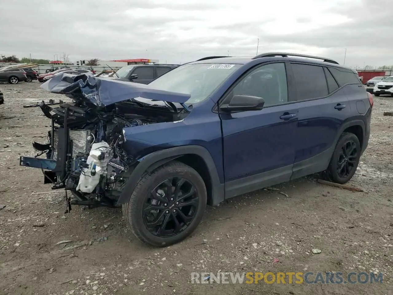 1 Photograph of a damaged car 3GKALMEV2NL275388 GMC TERRAIN 2022