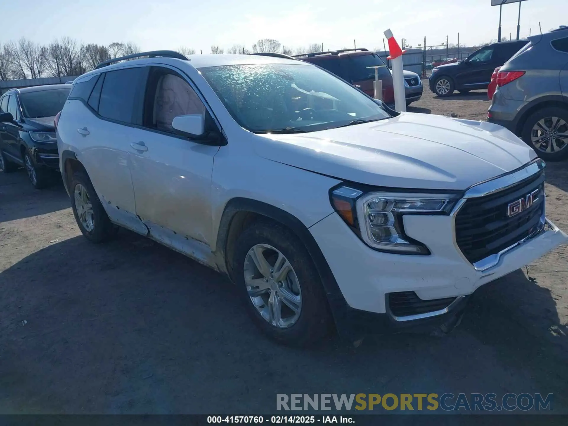 1 Photograph of a damaged car 3GKALMEV3NL140632 GMC TERRAIN 2022