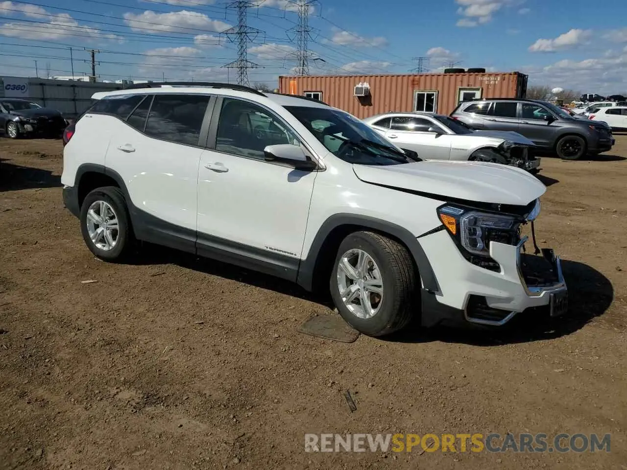 4 Photograph of a damaged car 3GKALMEV3NL306843 GMC TERRAIN 2022
