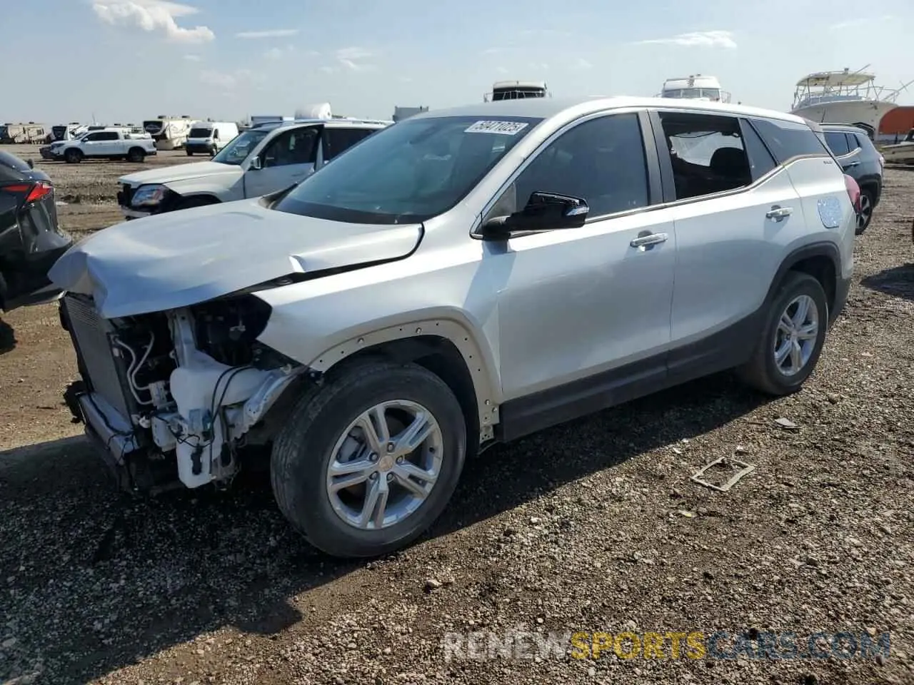 1 Photograph of a damaged car 3GKALMEV4NL112208 GMC TERRAIN 2022