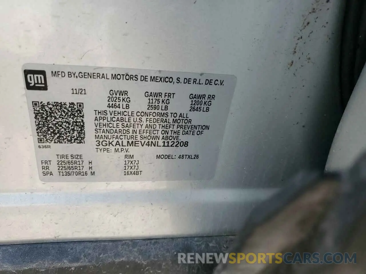 12 Photograph of a damaged car 3GKALMEV4NL112208 GMC TERRAIN 2022