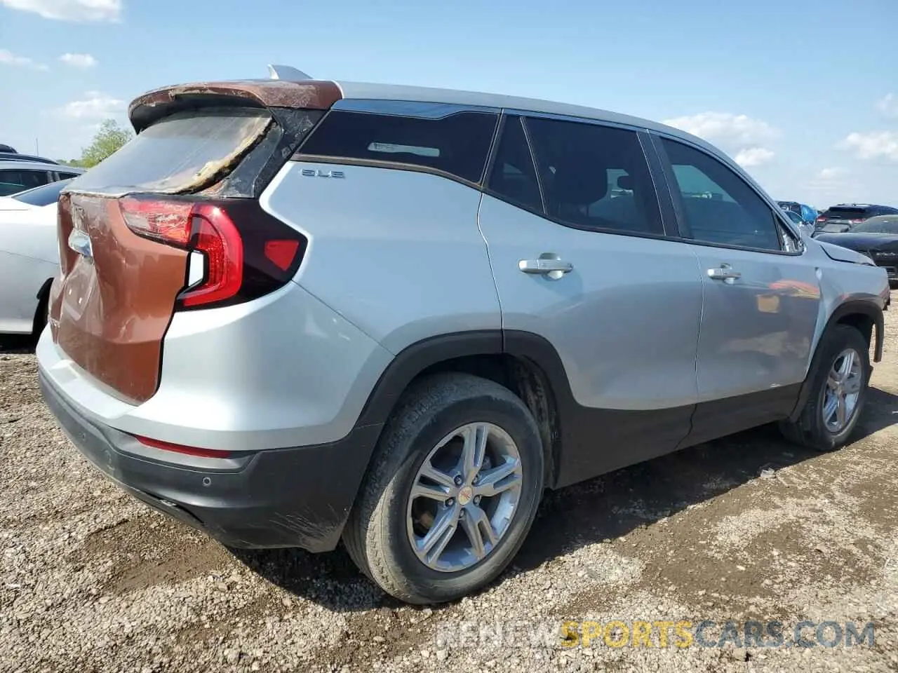 3 Photograph of a damaged car 3GKALMEV4NL112208 GMC TERRAIN 2022