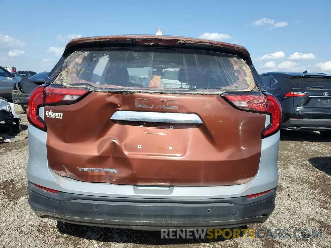 6 Photograph of a damaged car 3GKALMEV4NL112208 GMC TERRAIN 2022