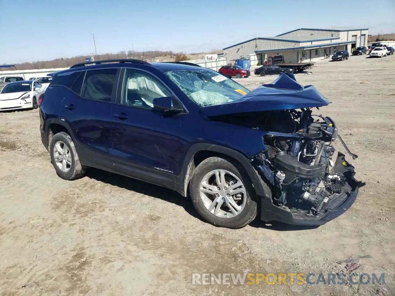 4 Photograph of a damaged car 3GKALMEV4NL304406 GMC TERRAIN 2022