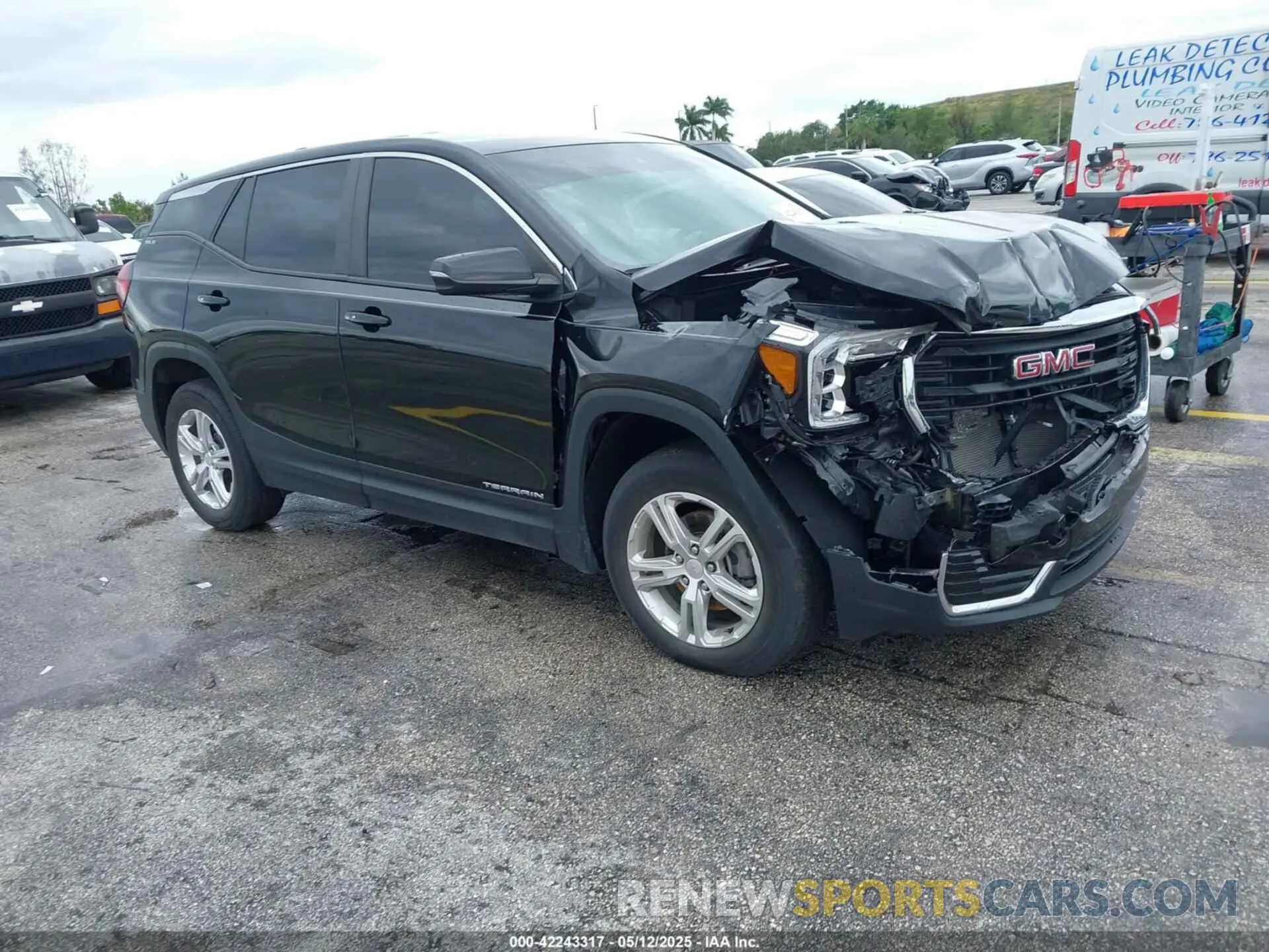 1 Photograph of a damaged car 3GKALMEV5NL174474 GMC TERRAIN 2022