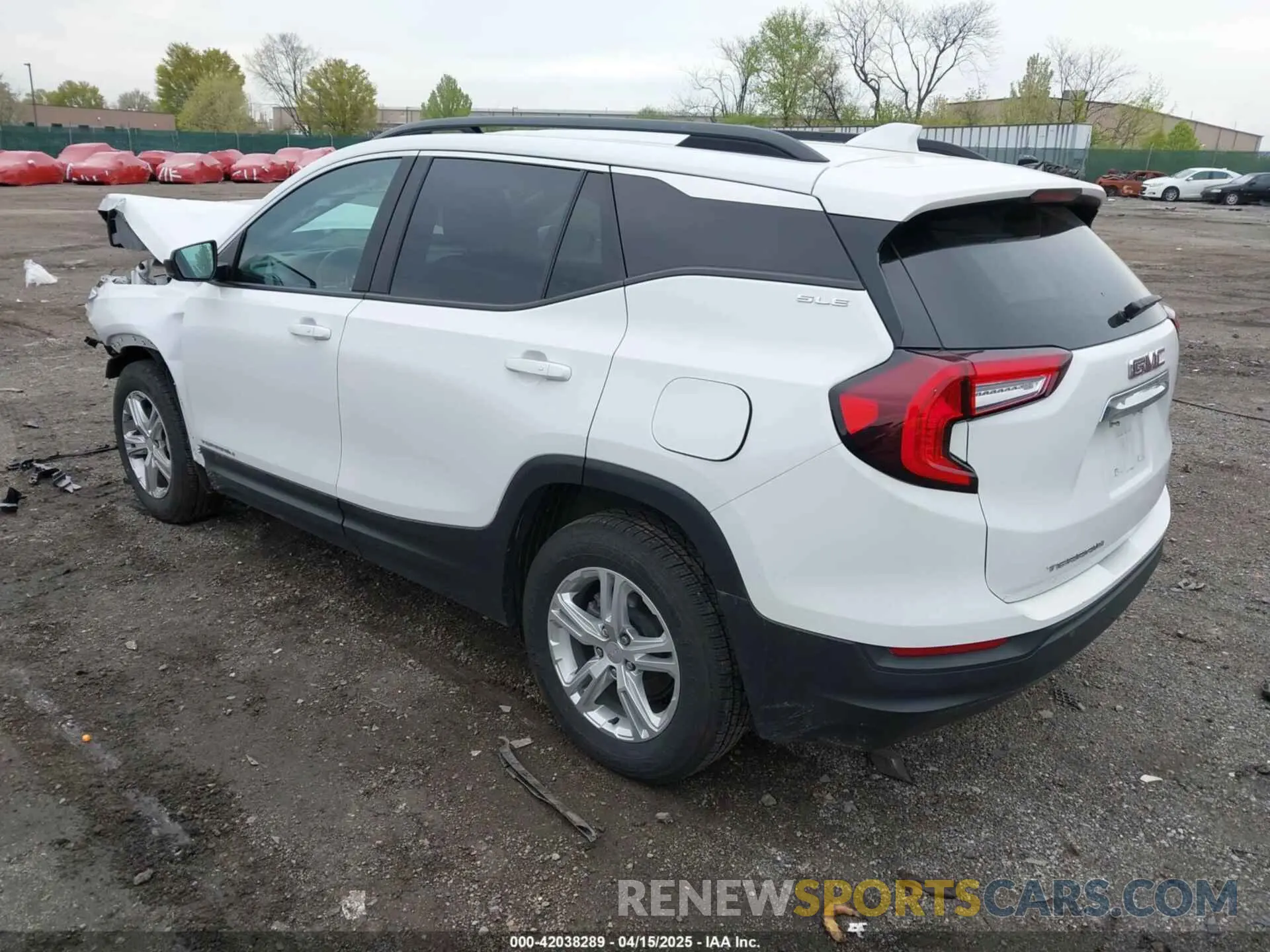 3 Photograph of a damaged car 3GKALMEV5NL212091 GMC TERRAIN 2022