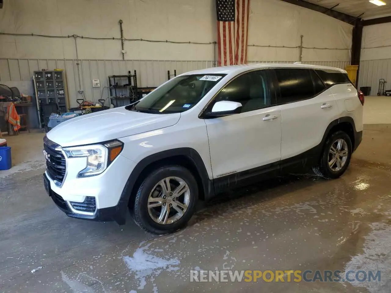 1 Photograph of a damaged car 3GKALMEV5NL274672 GMC TERRAIN 2022