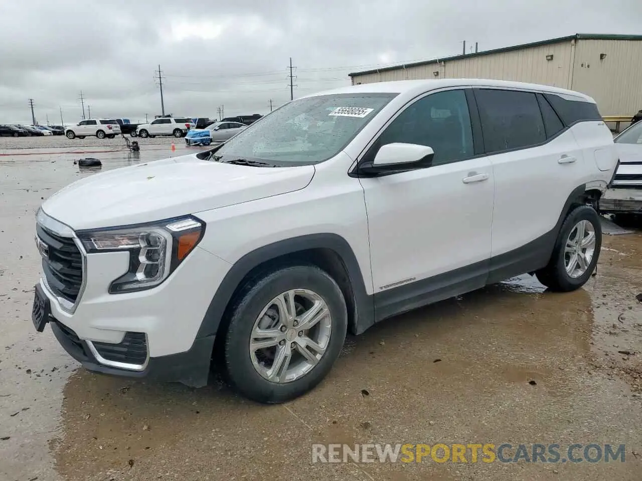 1 Photograph of a damaged car 3GKALMEV6NL122724 GMC TERRAIN 2022