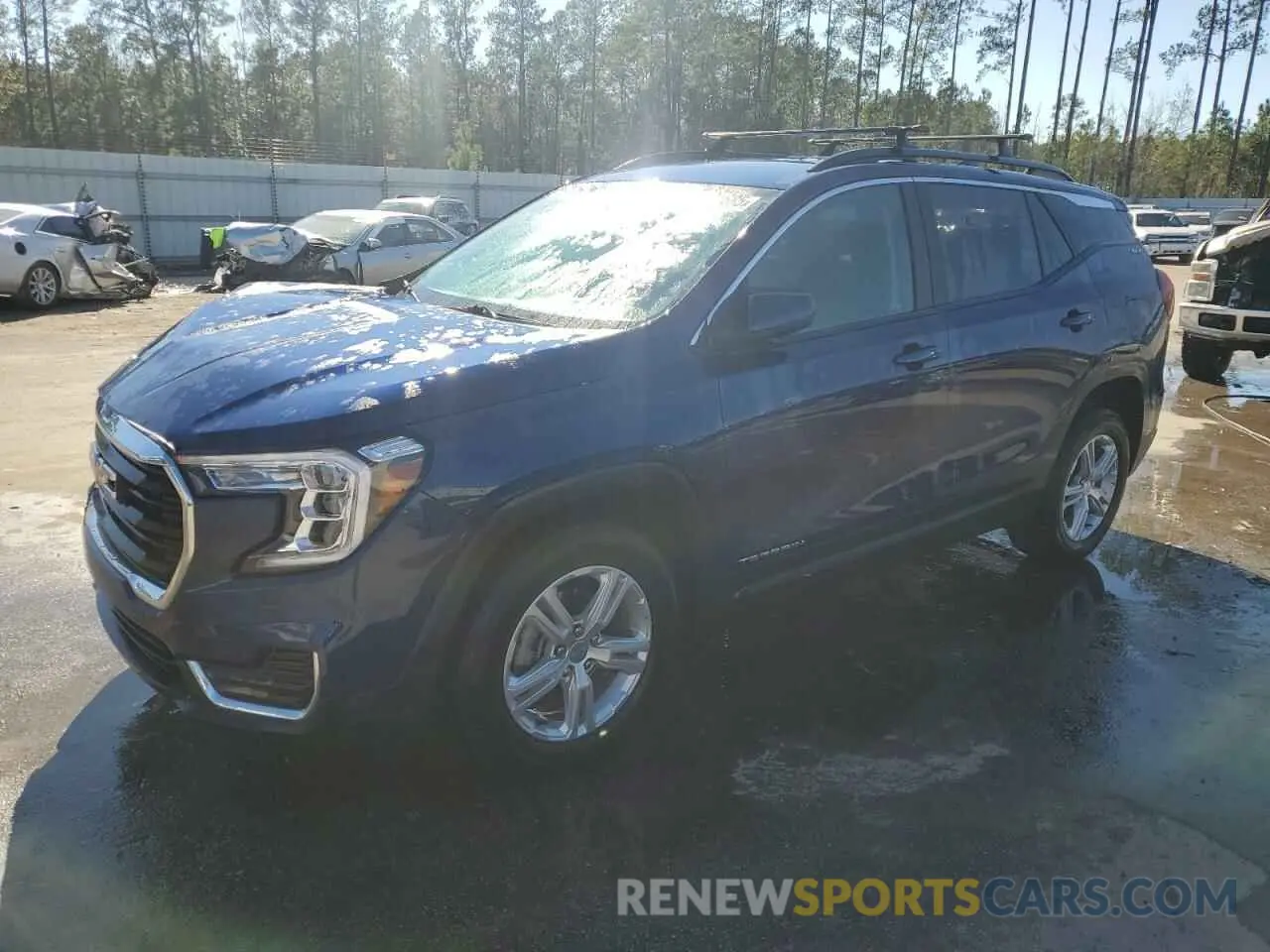 1 Photograph of a damaged car 3GKALMEV6NL139426 GMC TERRAIN 2022