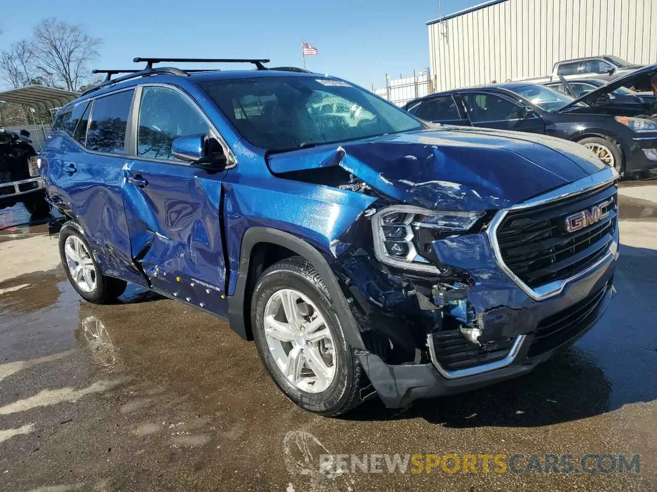 4 Photograph of a damaged car 3GKALMEV6NL139426 GMC TERRAIN 2022
