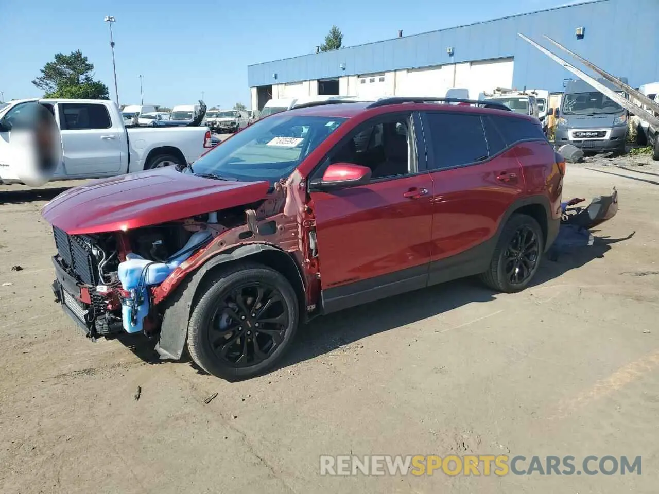 1 Photograph of a damaged car 3GKALMEV6NL203397 GMC TERRAIN 2022