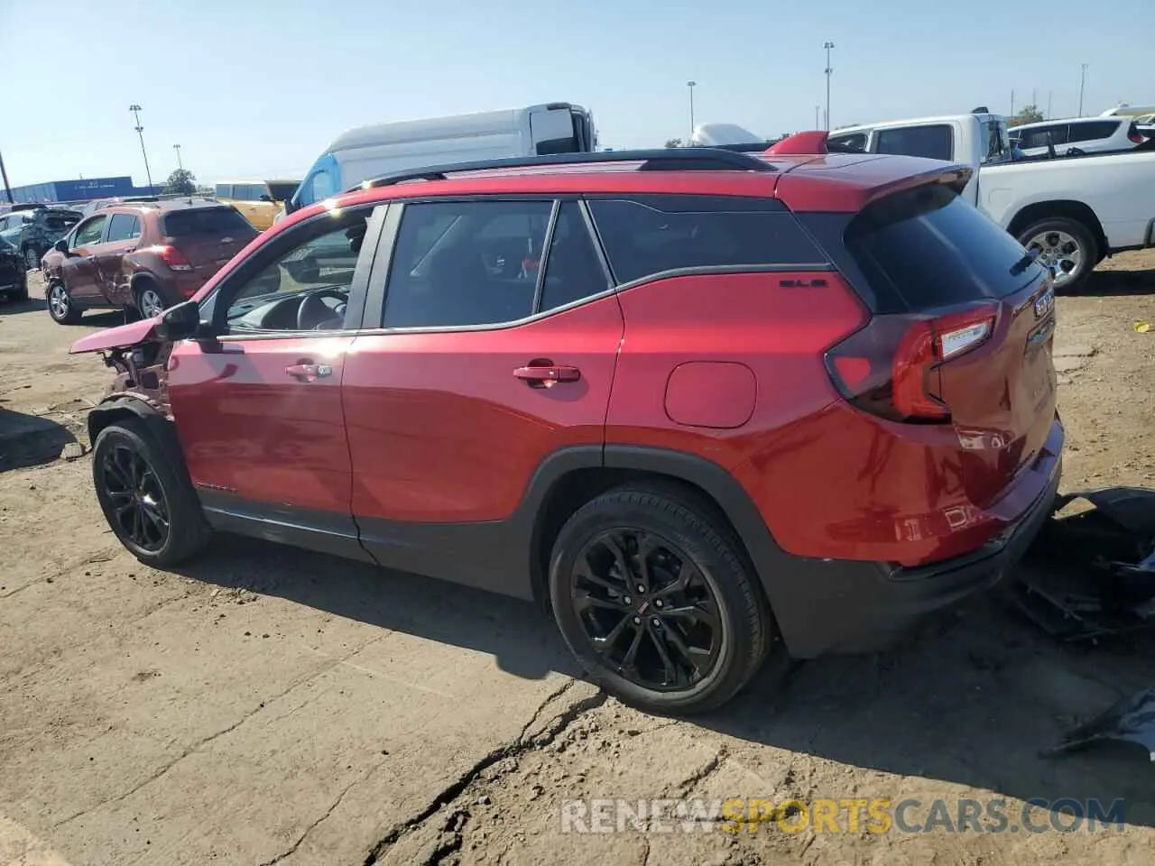 2 Photograph of a damaged car 3GKALMEV6NL203397 GMC TERRAIN 2022