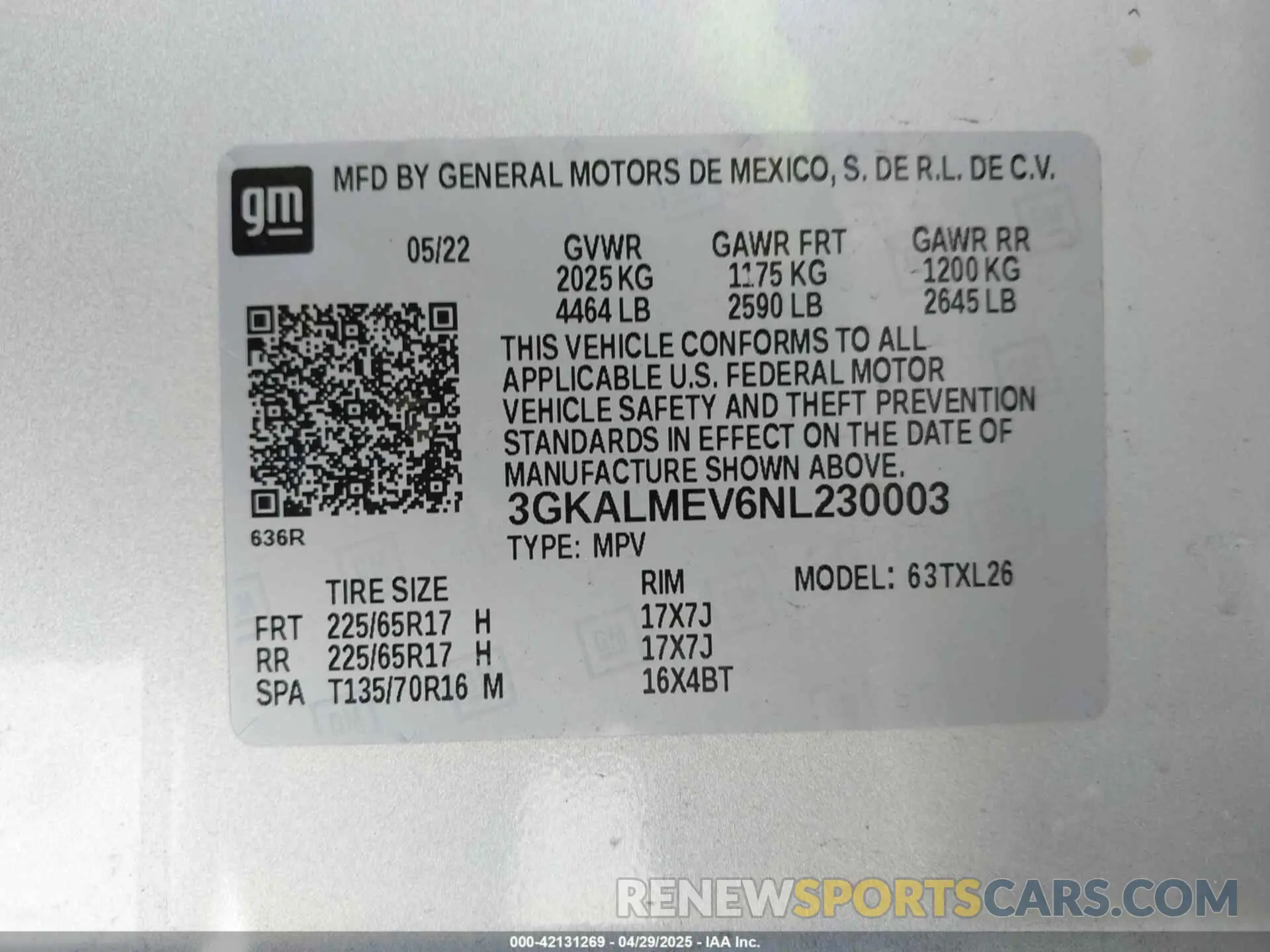 9 Photograph of a damaged car 3GKALMEV6NL230003 GMC TERRAIN 2022