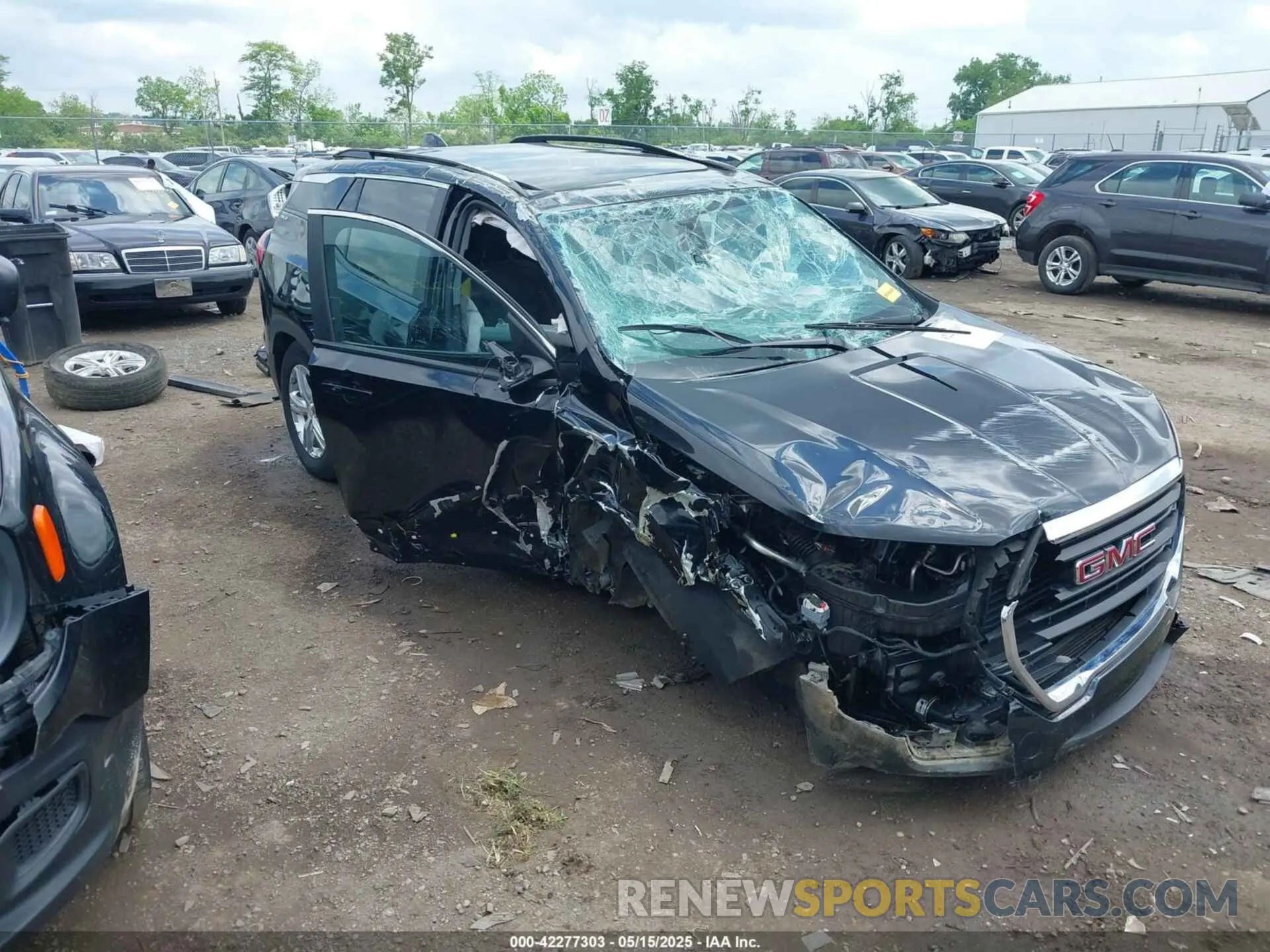 1 Photograph of a damaged car 3GKALMEV6NL287270 GMC TERRAIN 2022