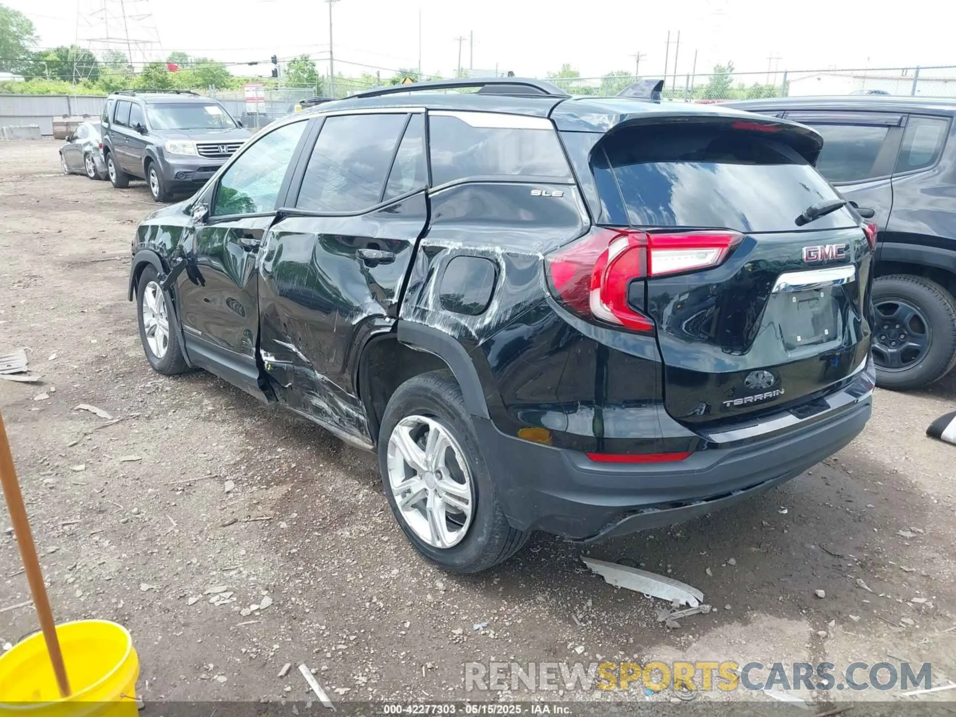3 Photograph of a damaged car 3GKALMEV6NL287270 GMC TERRAIN 2022