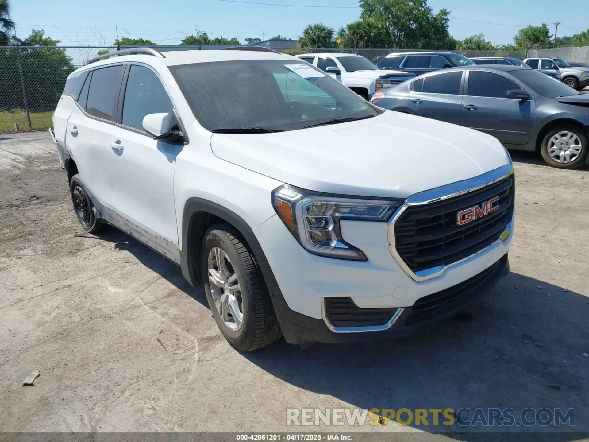 1 Photograph of a damaged car 3GKALMEV6NL310501 GMC TERRAIN 2022