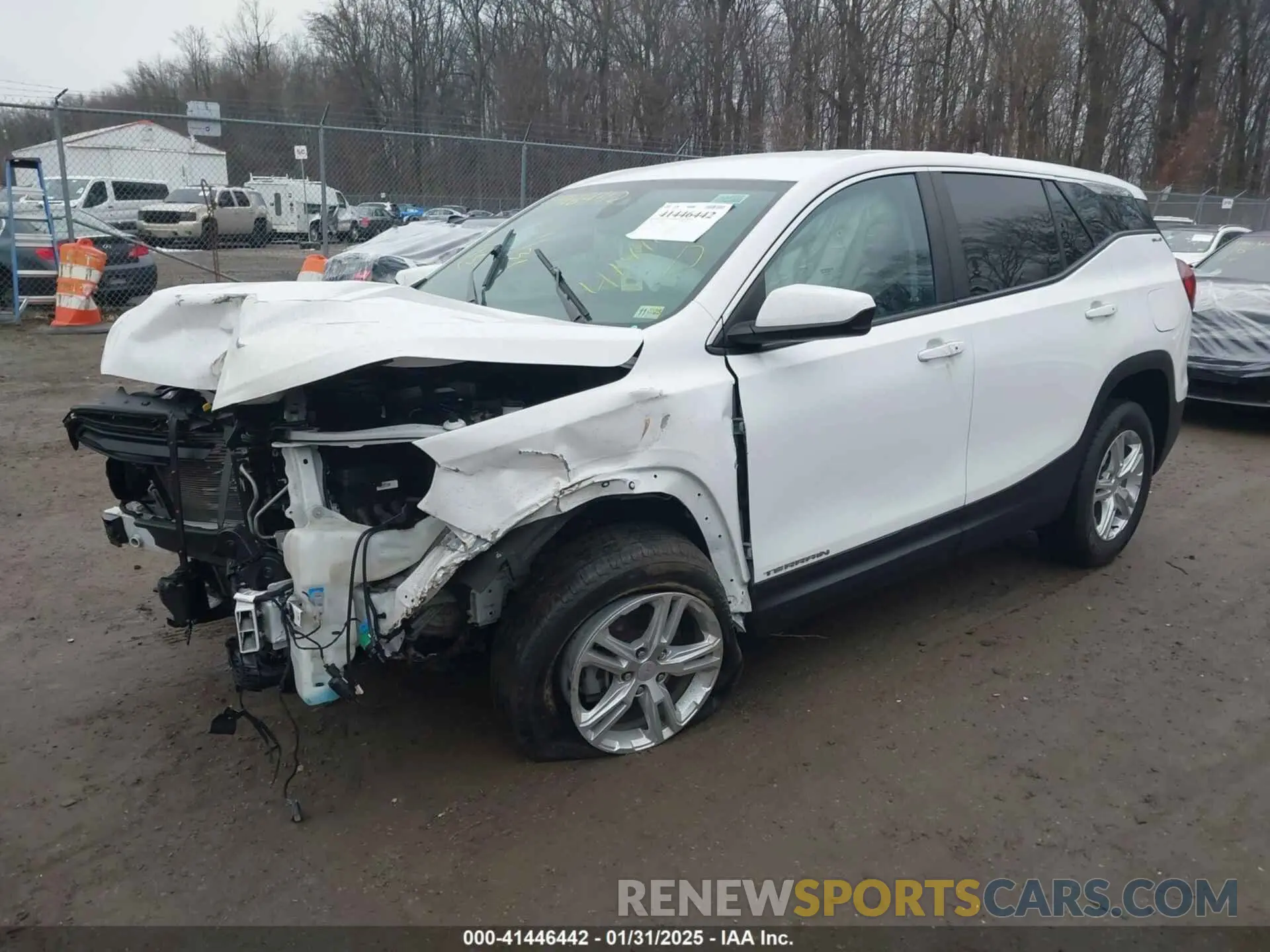 2 Photograph of a damaged car 3GKALMEV7NL105074 GMC TERRAIN 2022