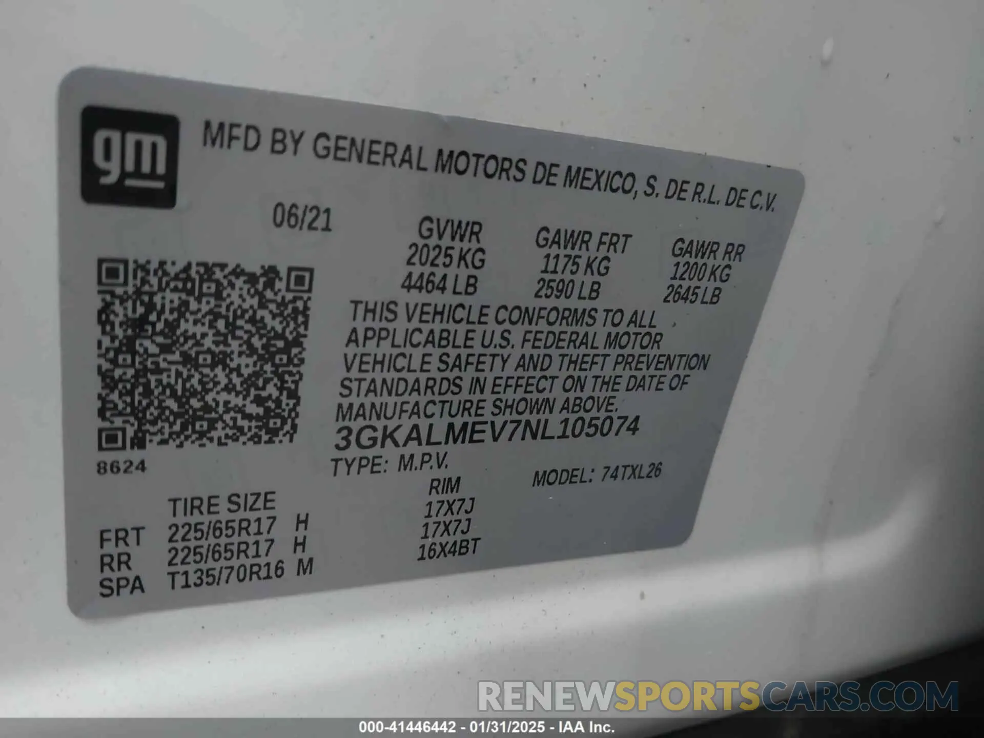 9 Photograph of a damaged car 3GKALMEV7NL105074 GMC TERRAIN 2022