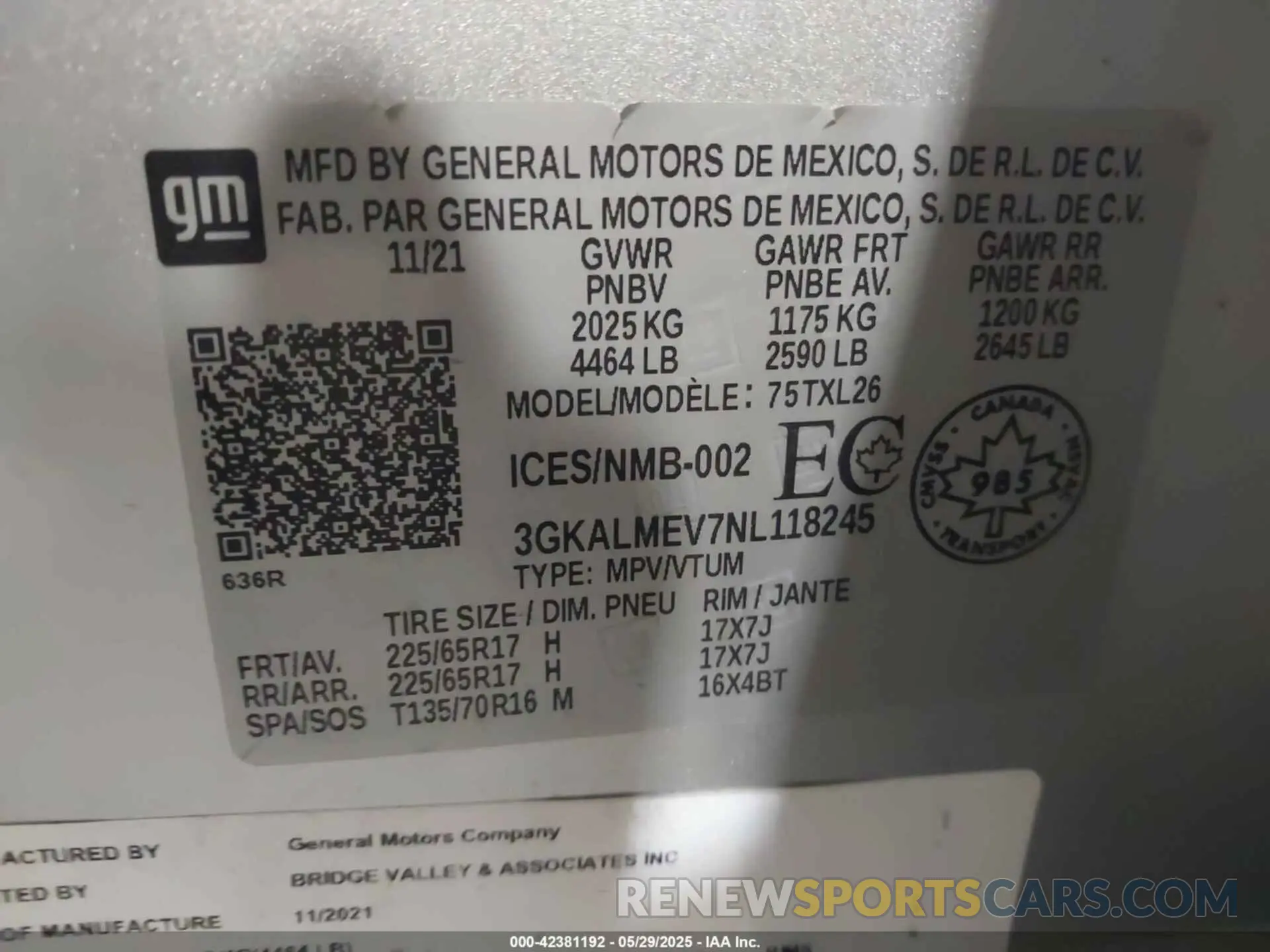 9 Photograph of a damaged car 3GKALMEV7NL118245 GMC TERRAIN 2022