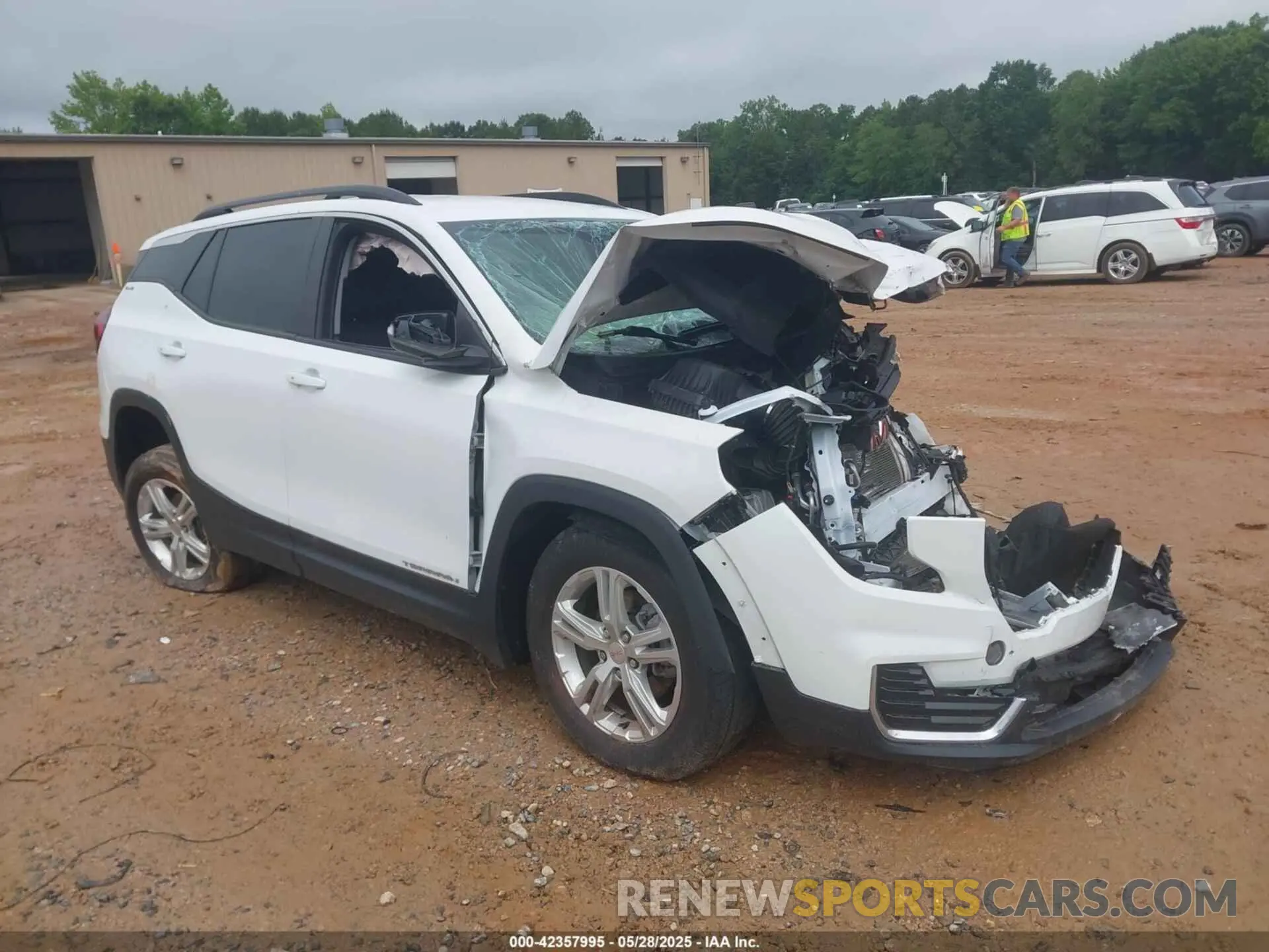 1 Photograph of a damaged car 3GKALMEV7NL165534 GMC TERRAIN 2022