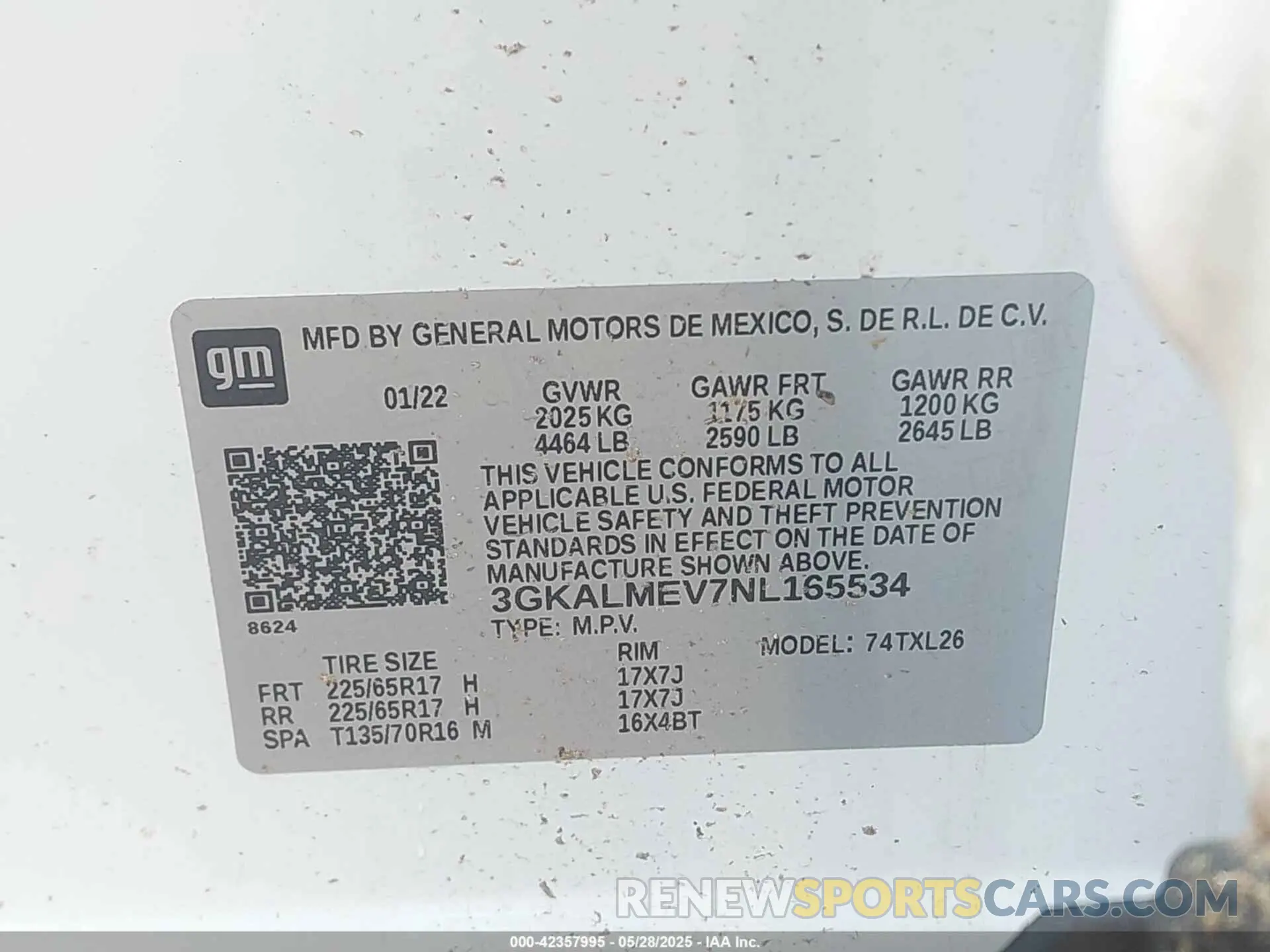 9 Photograph of a damaged car 3GKALMEV7NL165534 GMC TERRAIN 2022