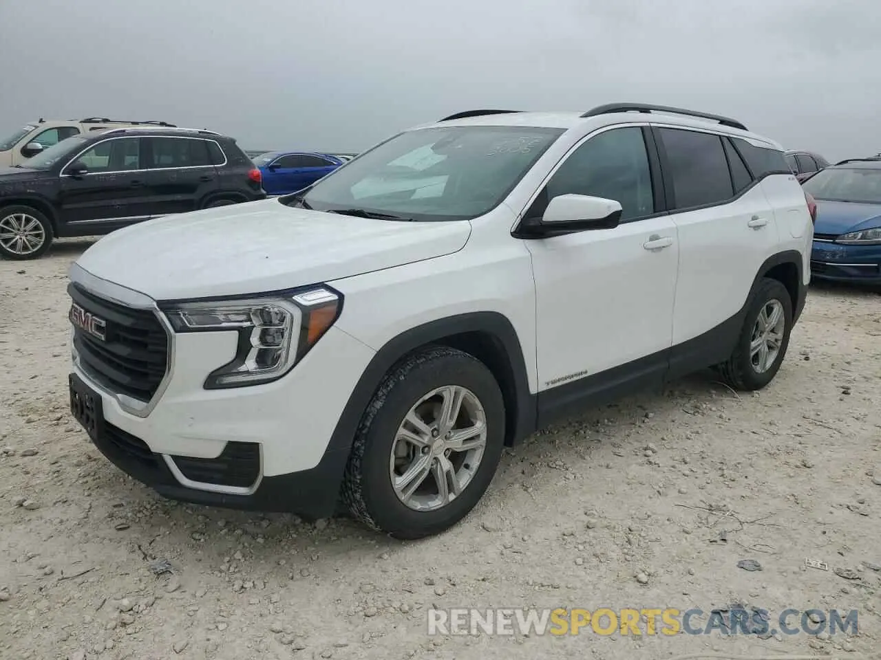 1 Photograph of a damaged car 3GKALMEV7NL260532 GMC TERRAIN 2022