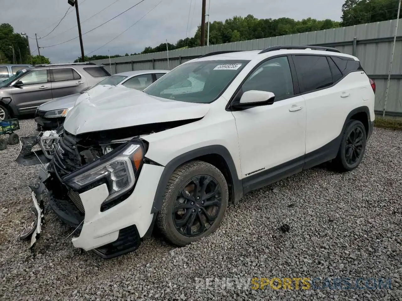 1 Photograph of a damaged car 3GKALMEV9NL179404 GMC TERRAIN 2022