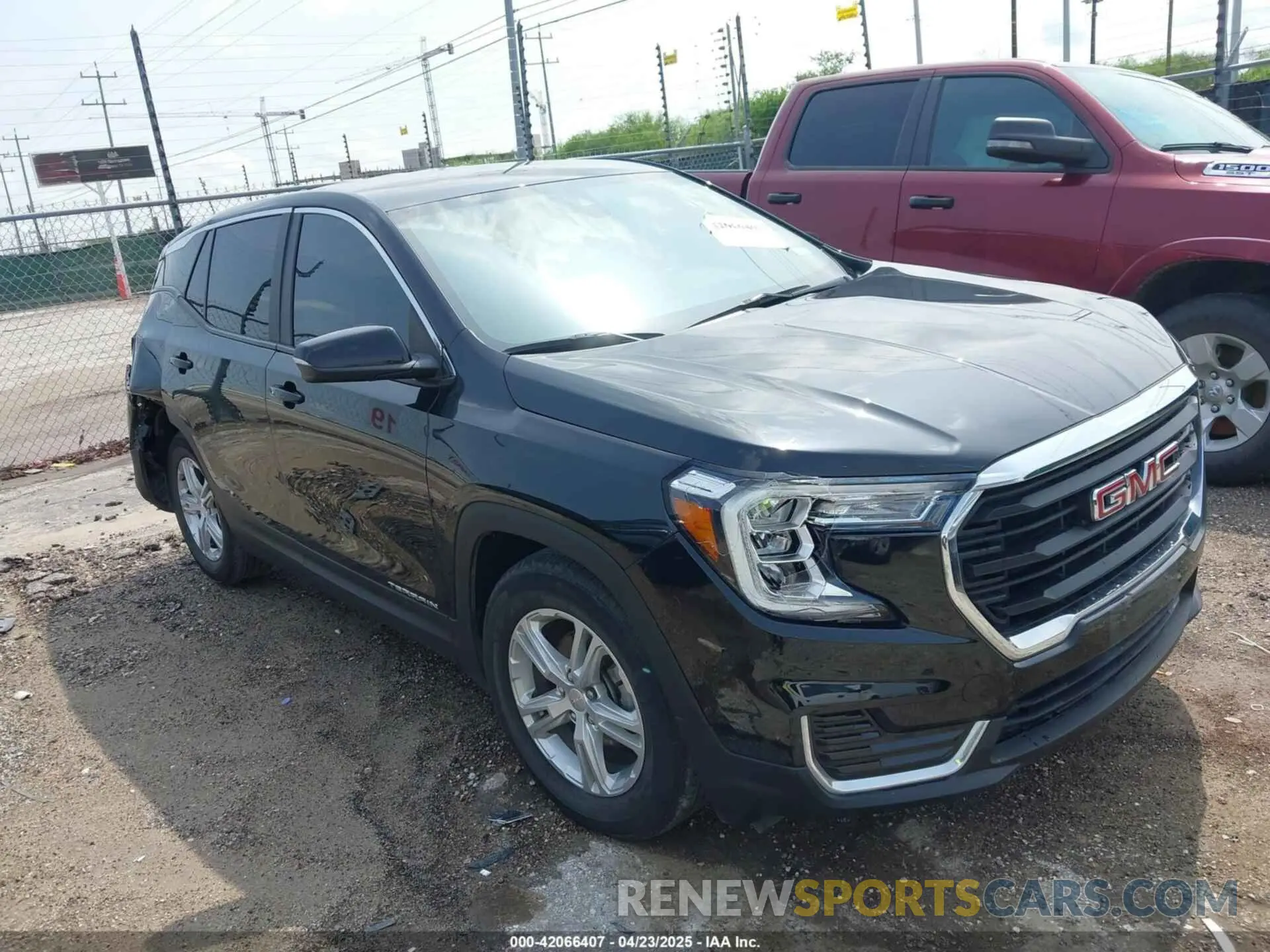 1 Photograph of a damaged car 3GKALMEV9NL181993 GMC TERRAIN 2022