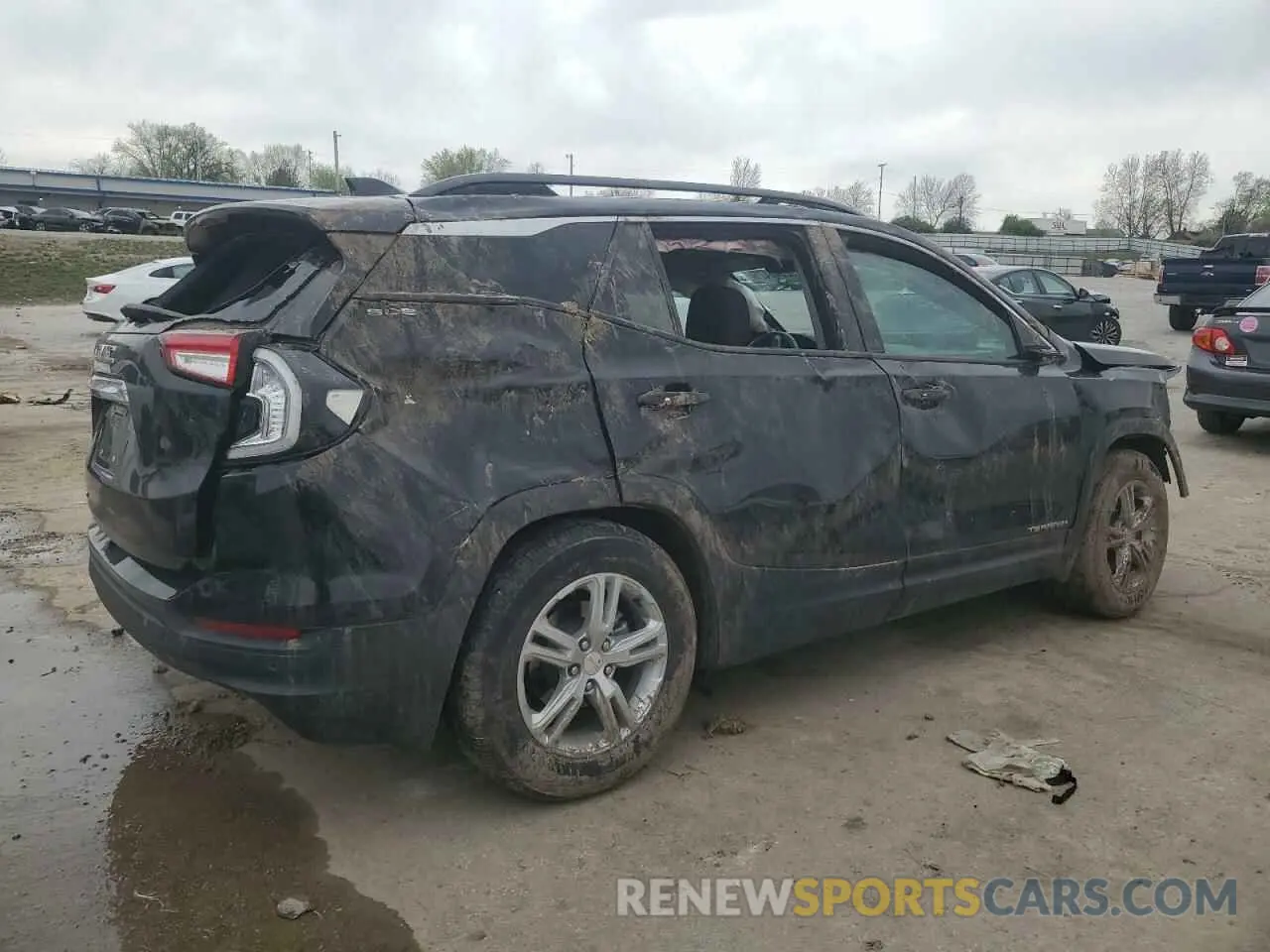 3 Photograph of a damaged car 3GKALMEVXNL204195 GMC TERRAIN 2022