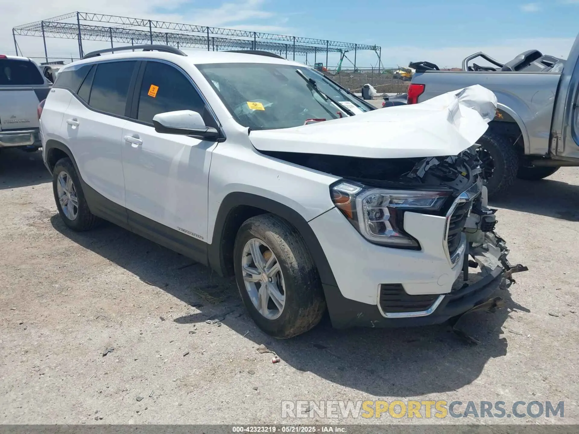 1 Photograph of a damaged car 3GKALMEVXNL252859 GMC TERRAIN 2022