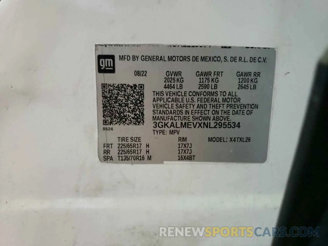 13 Photograph of a damaged car 3GKALMEVXNL295534 GMC TERRAIN 2022