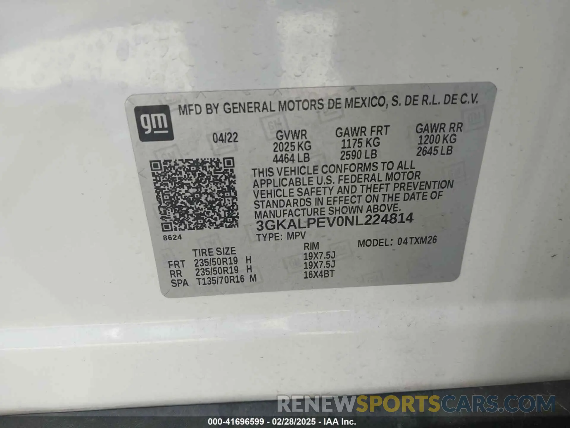 9 Photograph of a damaged car 3GKALPEV0NL224814 GMC TERRAIN 2022