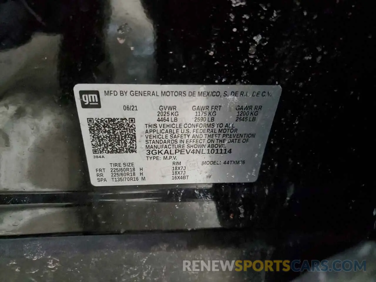 13 Photograph of a damaged car 3GKALPEV4NL101114 GMC TERRAIN 2022