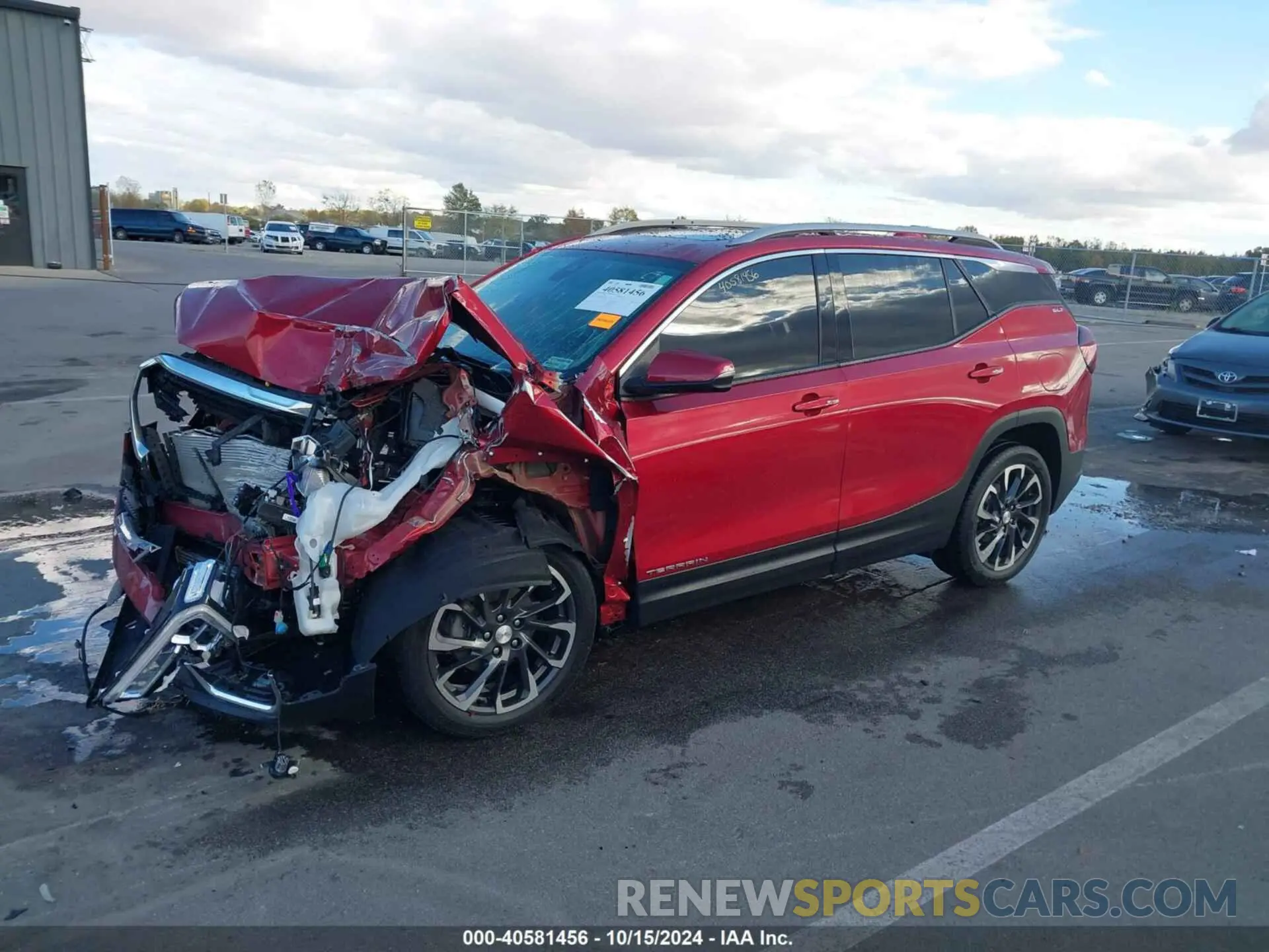 2 Photograph of a damaged car 3GKALPEV4NL133481 GMC TERRAIN 2022