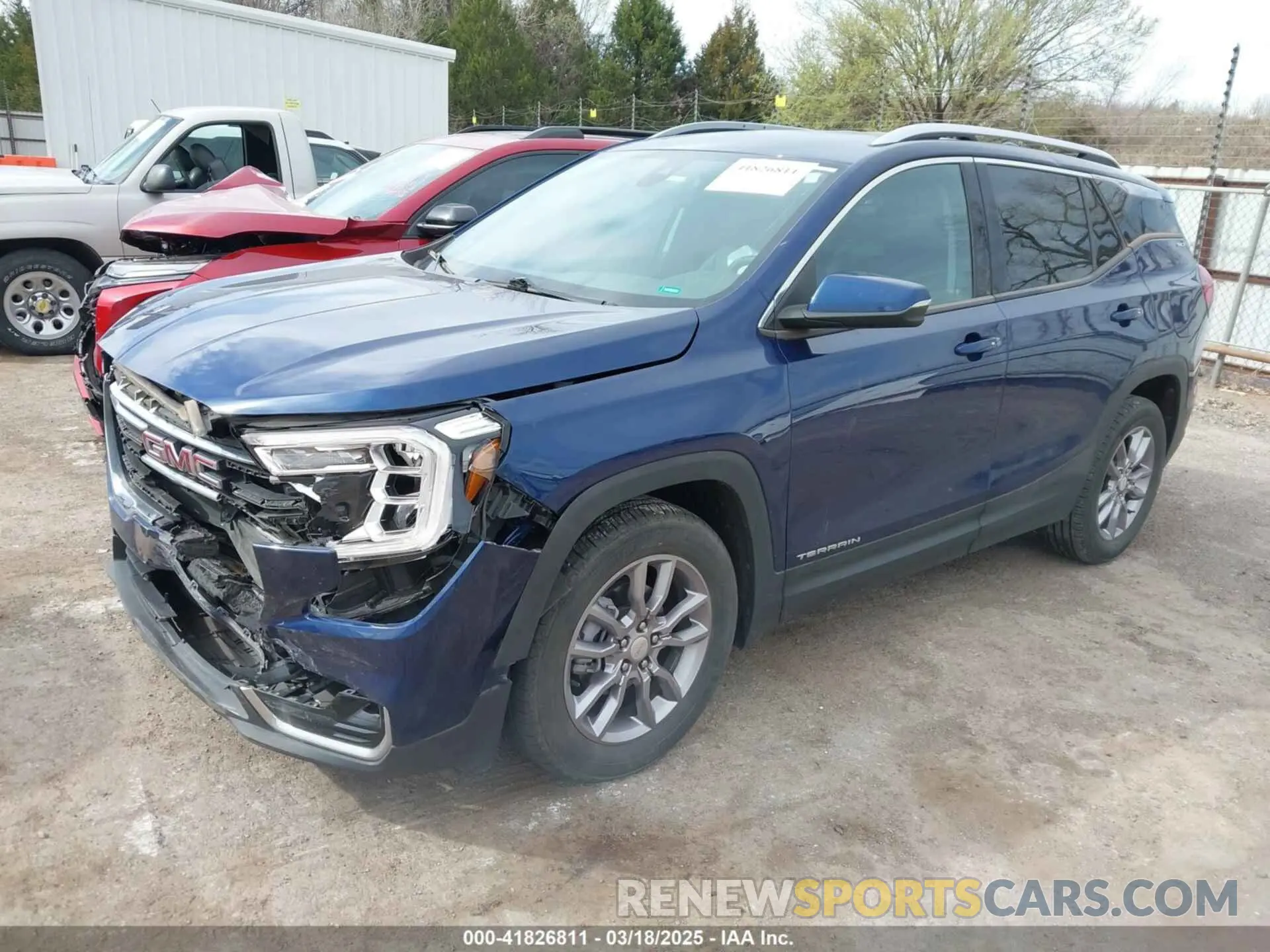 2 Photograph of a damaged car 3GKALPEV4NL282506 GMC TERRAIN 2022