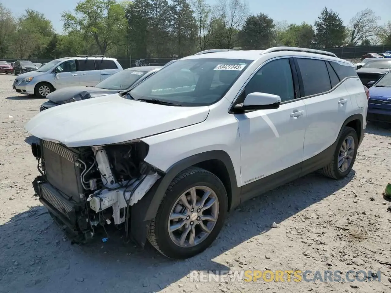 1 Photograph of a damaged car 3GKALPEV5NL183239 GMC TERRAIN 2022