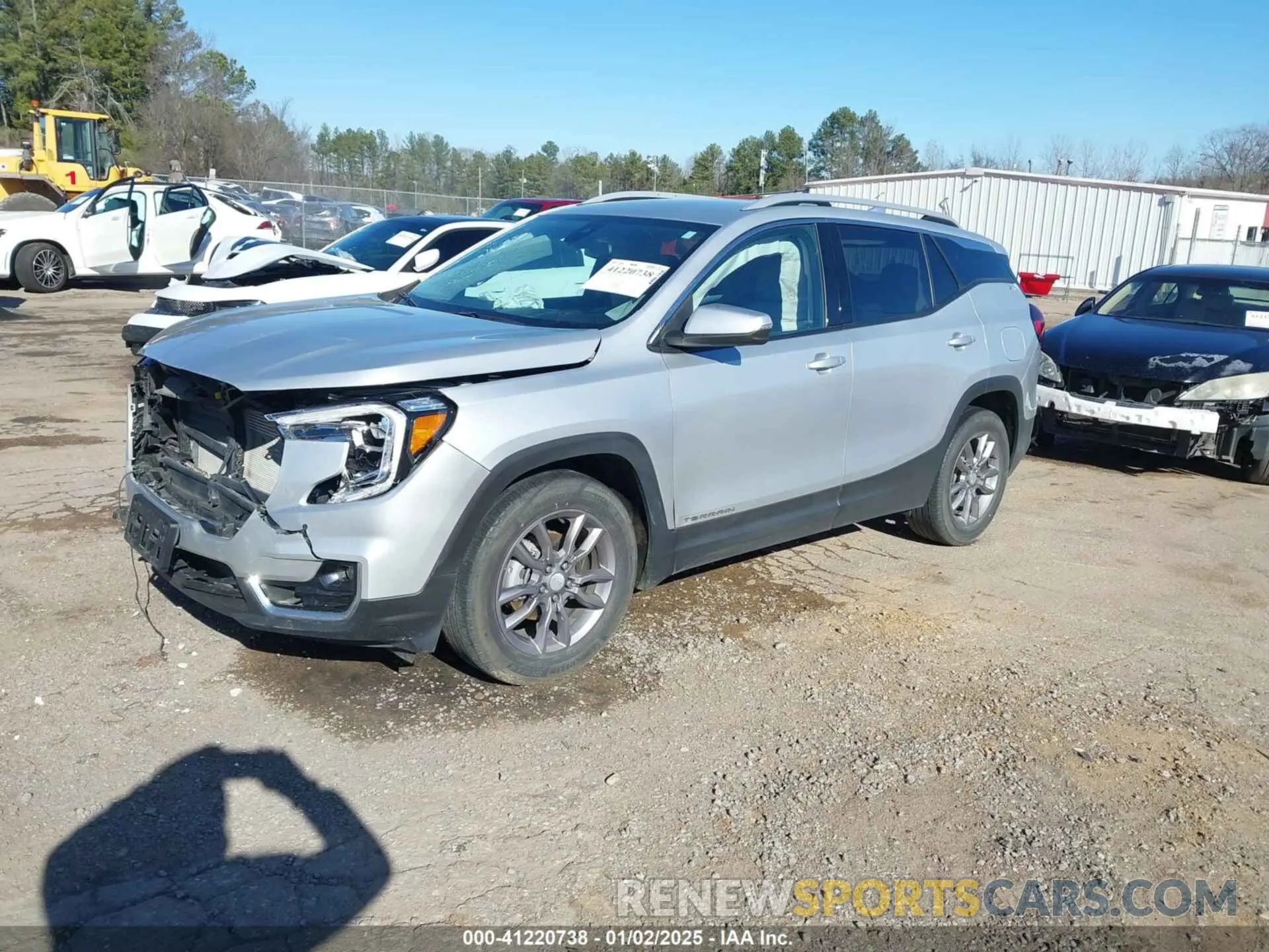 2 Photograph of a damaged car 3GKALPEV7NL106825 GMC TERRAIN 2022