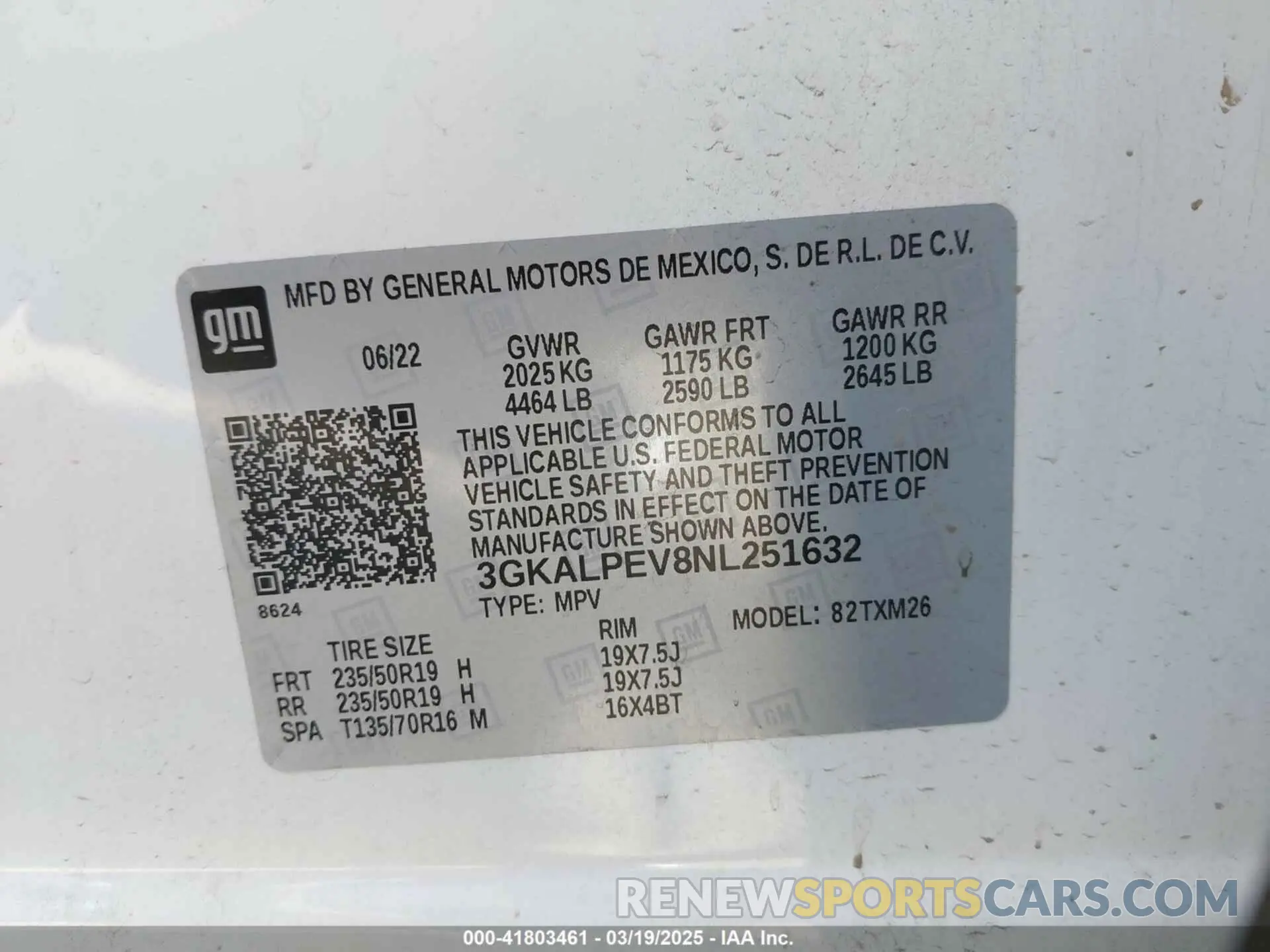 9 Photograph of a damaged car 3GKALPEV8NL251632 GMC TERRAIN 2022