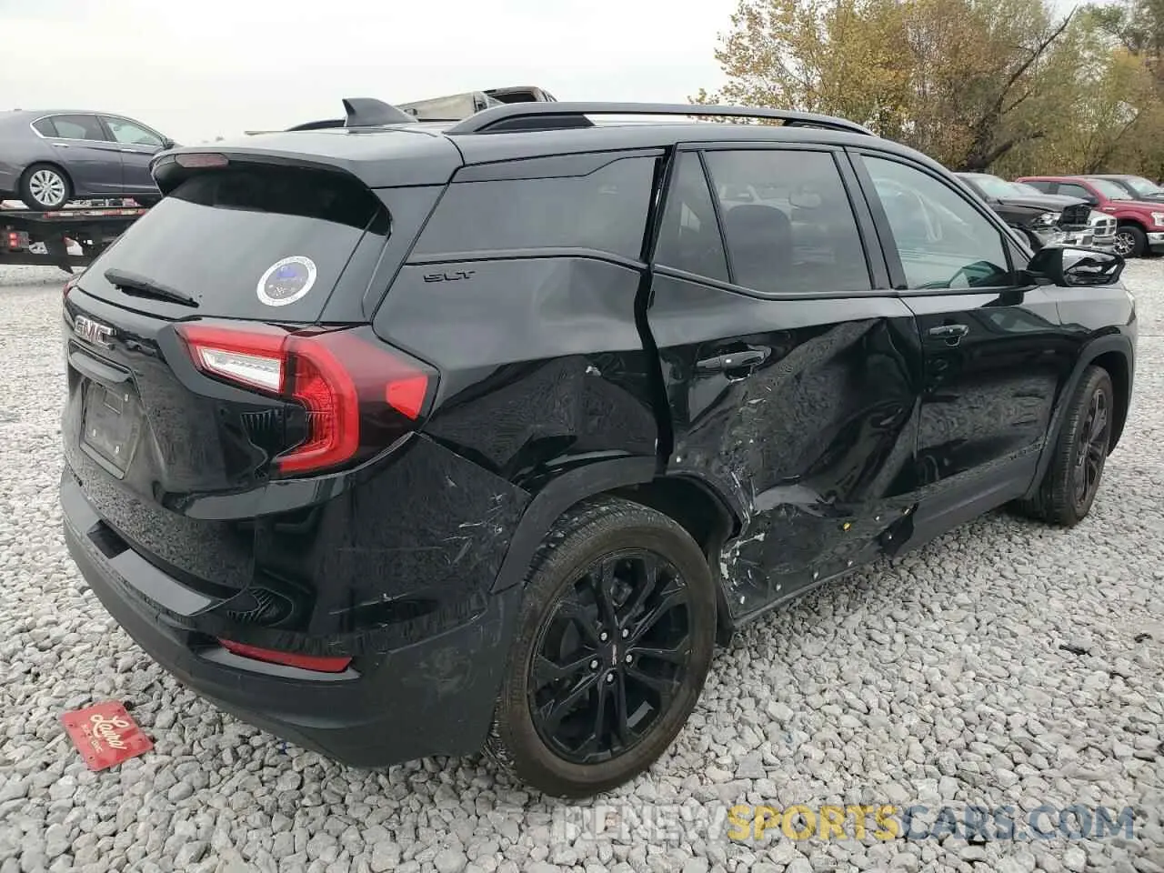 3 Photograph of a damaged car 3GKALPEV9NL277074 GMC TERRAIN 2022