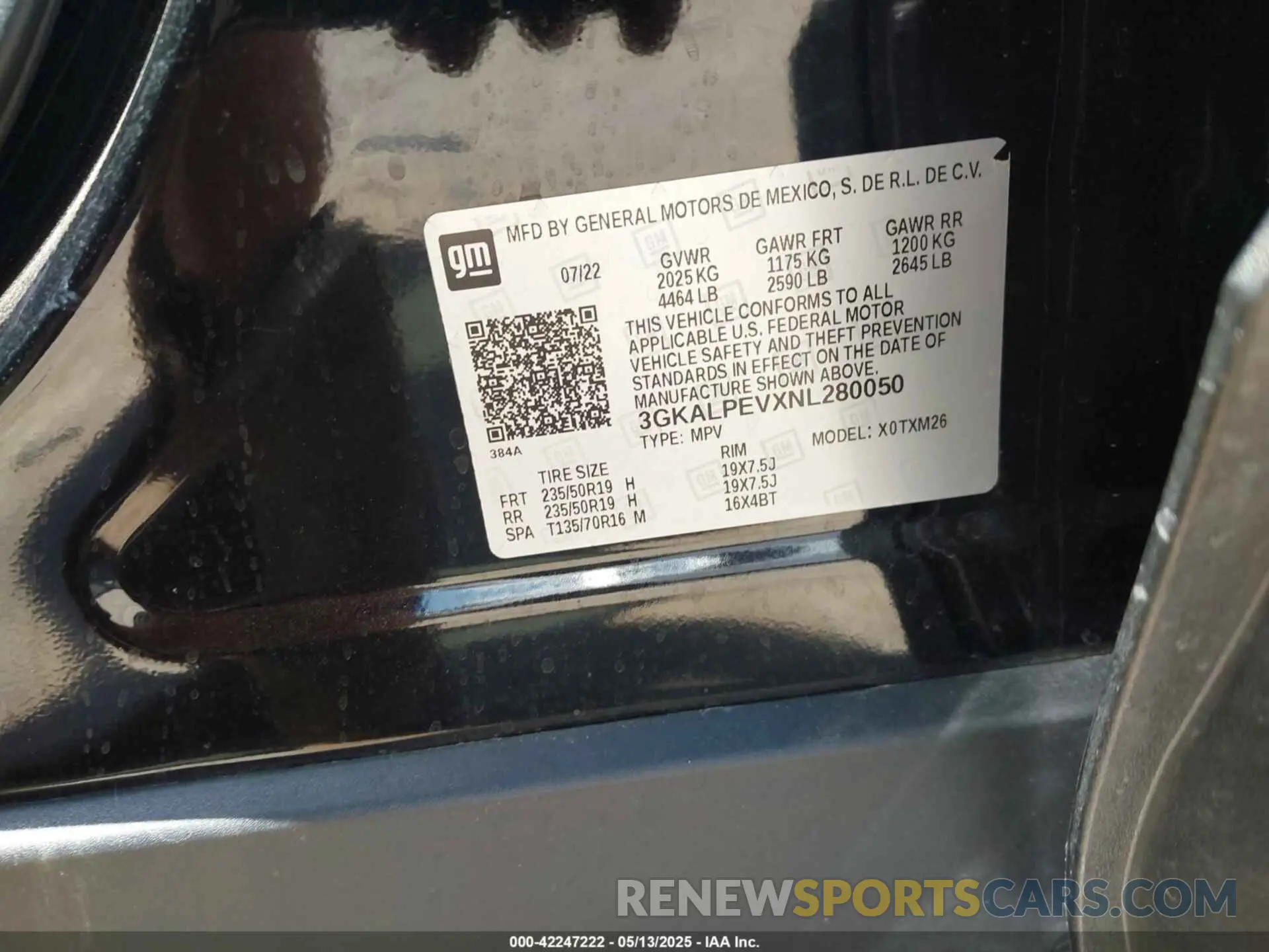9 Photograph of a damaged car 3GKALPEVXNL280050 GMC TERRAIN 2022