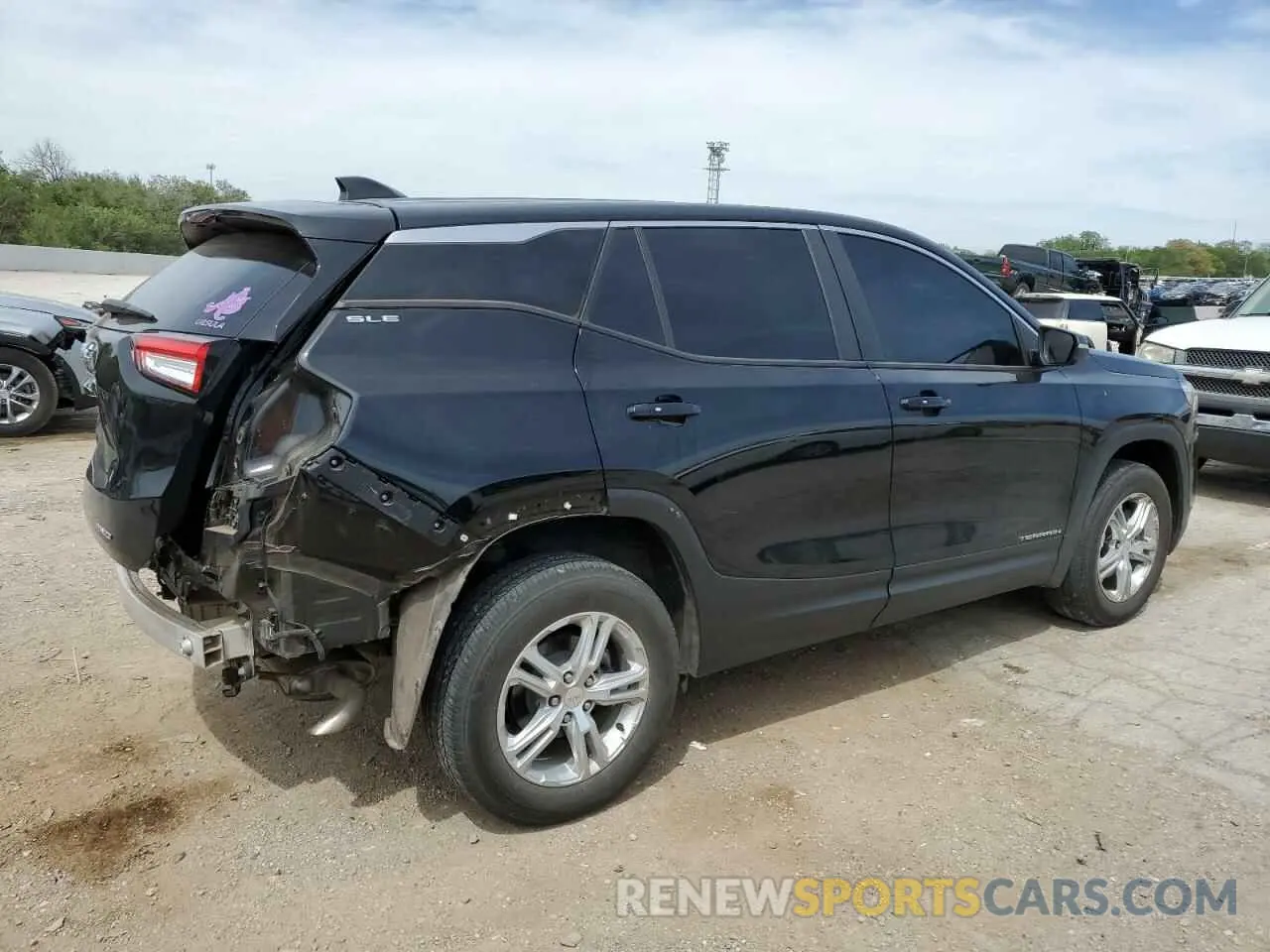 3 Photograph of a damaged car 3GKALTEV0NL111163 GMC TERRAIN 2022